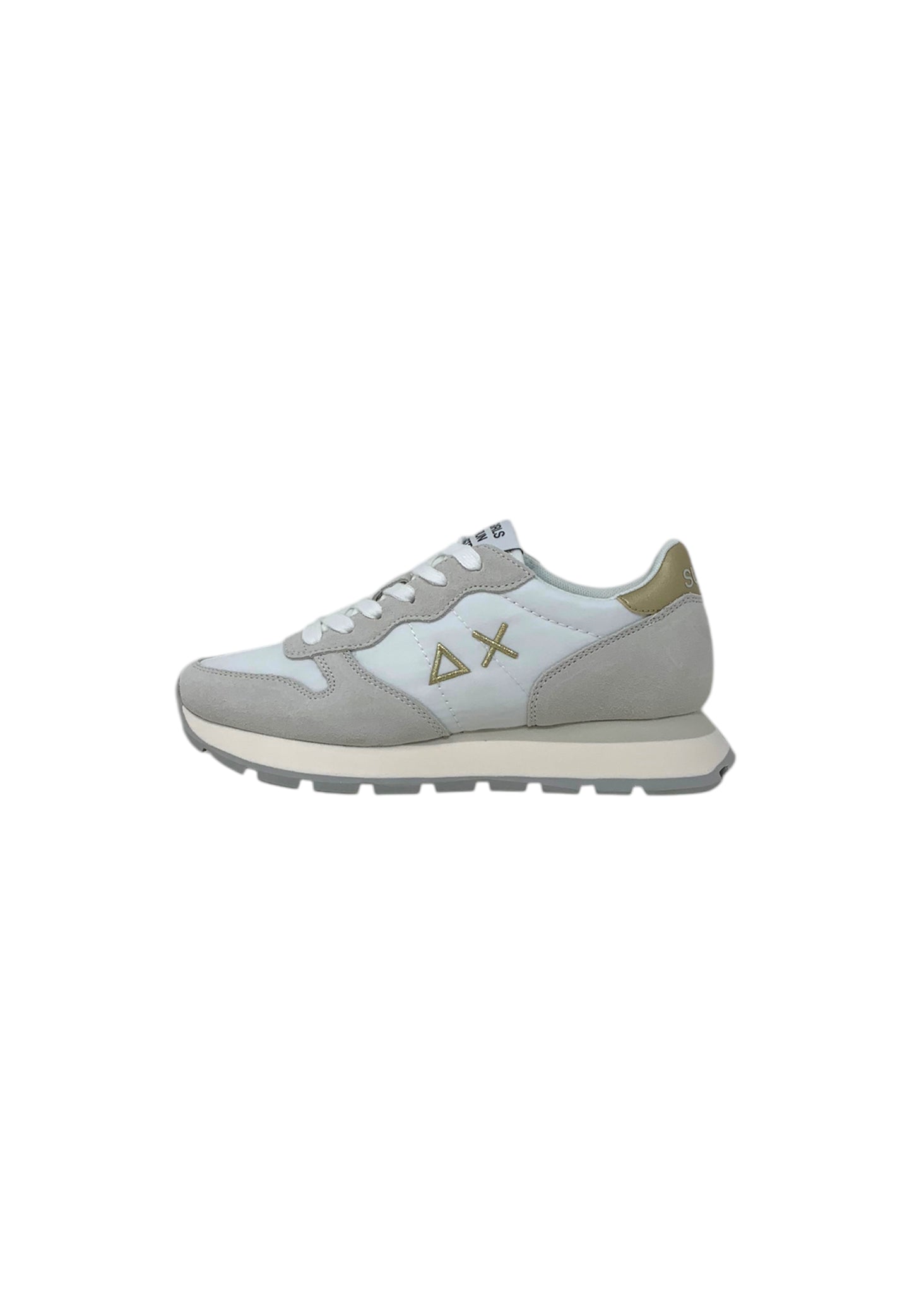 Sneakers SUN68 Ally Gold Silver Z35202 01 bianco Donna
