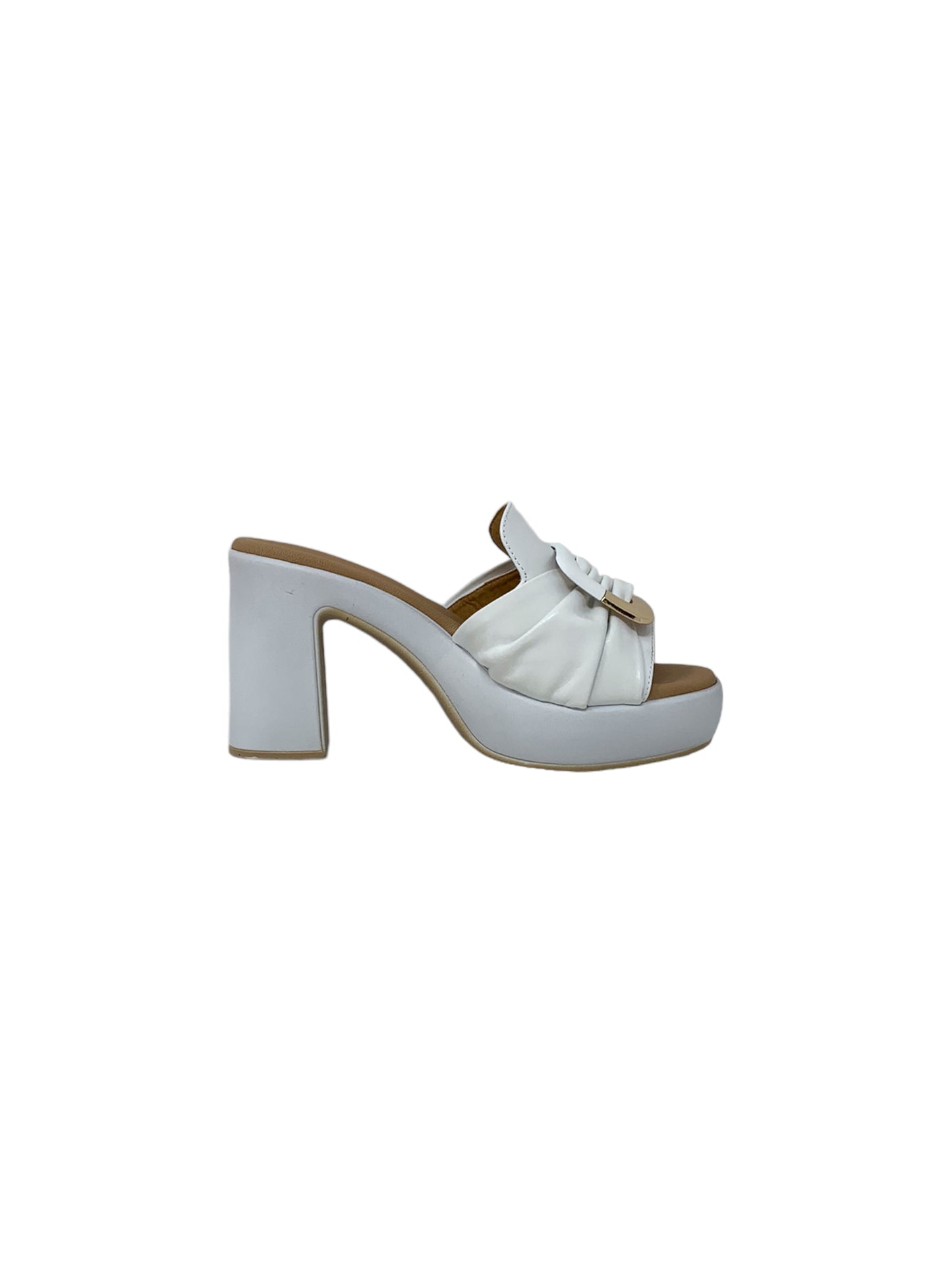 Sandalo con tacco FASCINO DONNA 73108-E3 BIANCO donna