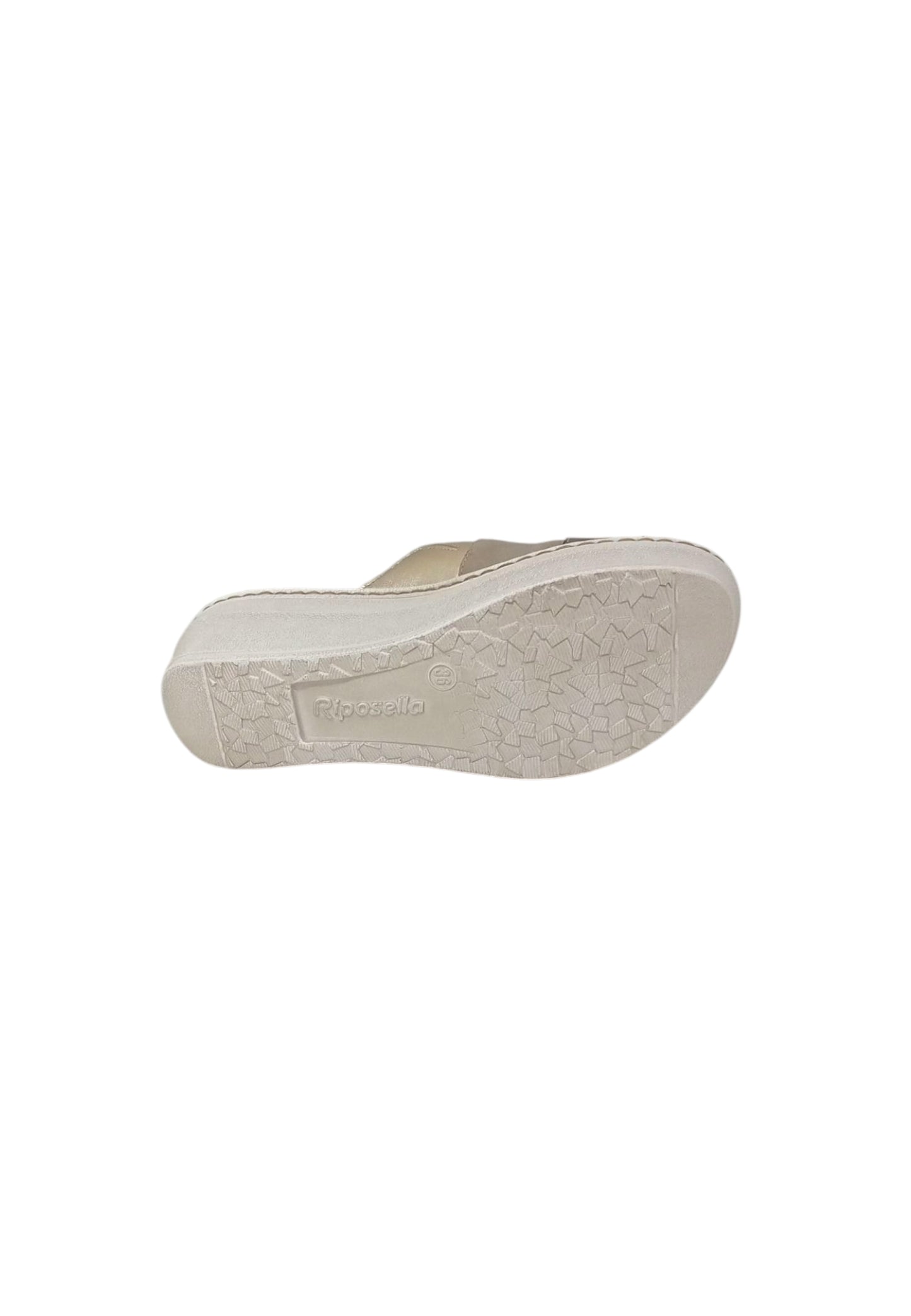 Ciabatte con zeppa Riposella ILENIA ED16330 BRONZO Donna