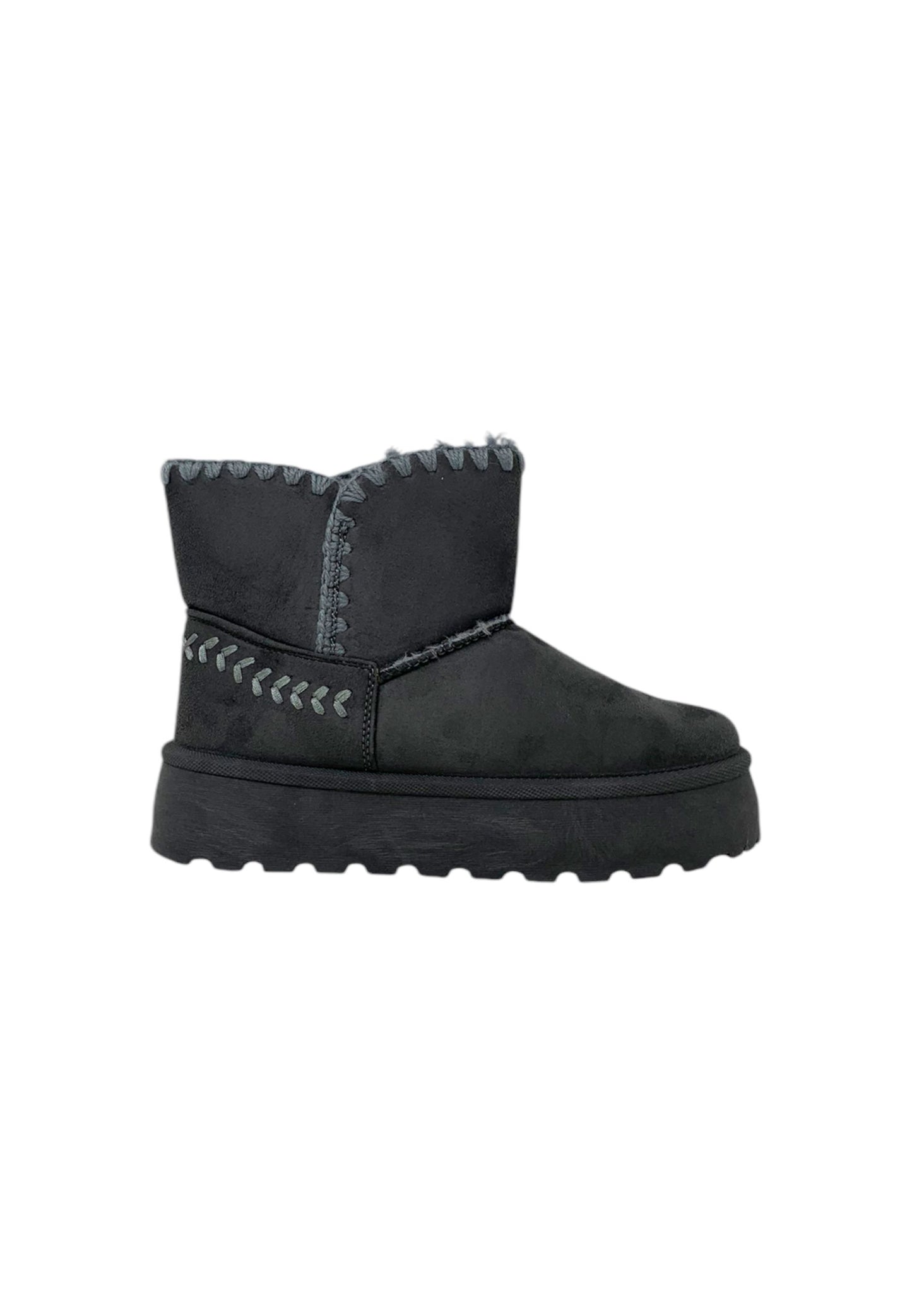 Stivaletto con pelliccia GALIA JRX24W-4C GREY donna