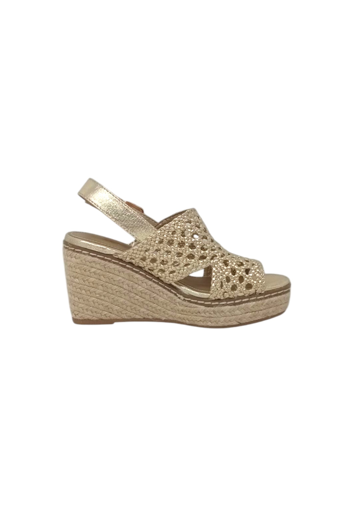 Sandali con zeppa XTI 143829 ORO donna