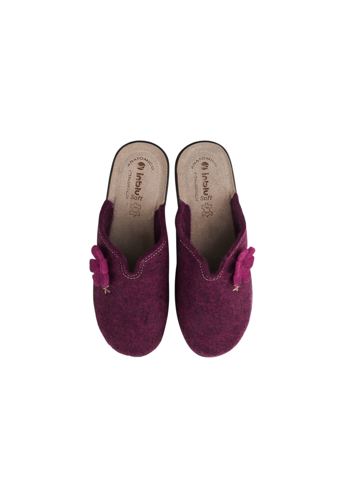 Pantofola INBLU LV000014 PRUGNA donna
