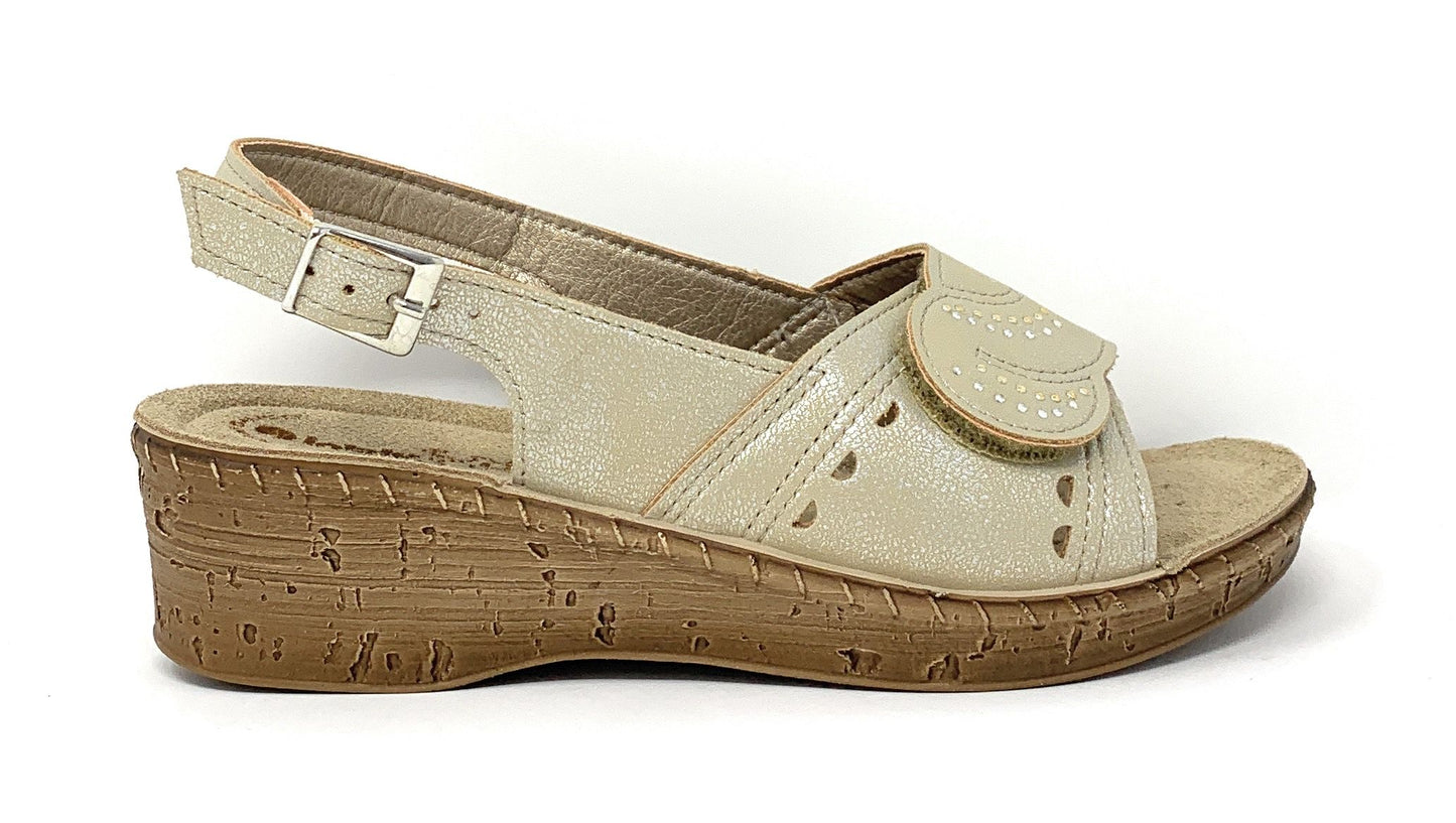 Sandalo INBLU 26000083 SABBIA donna