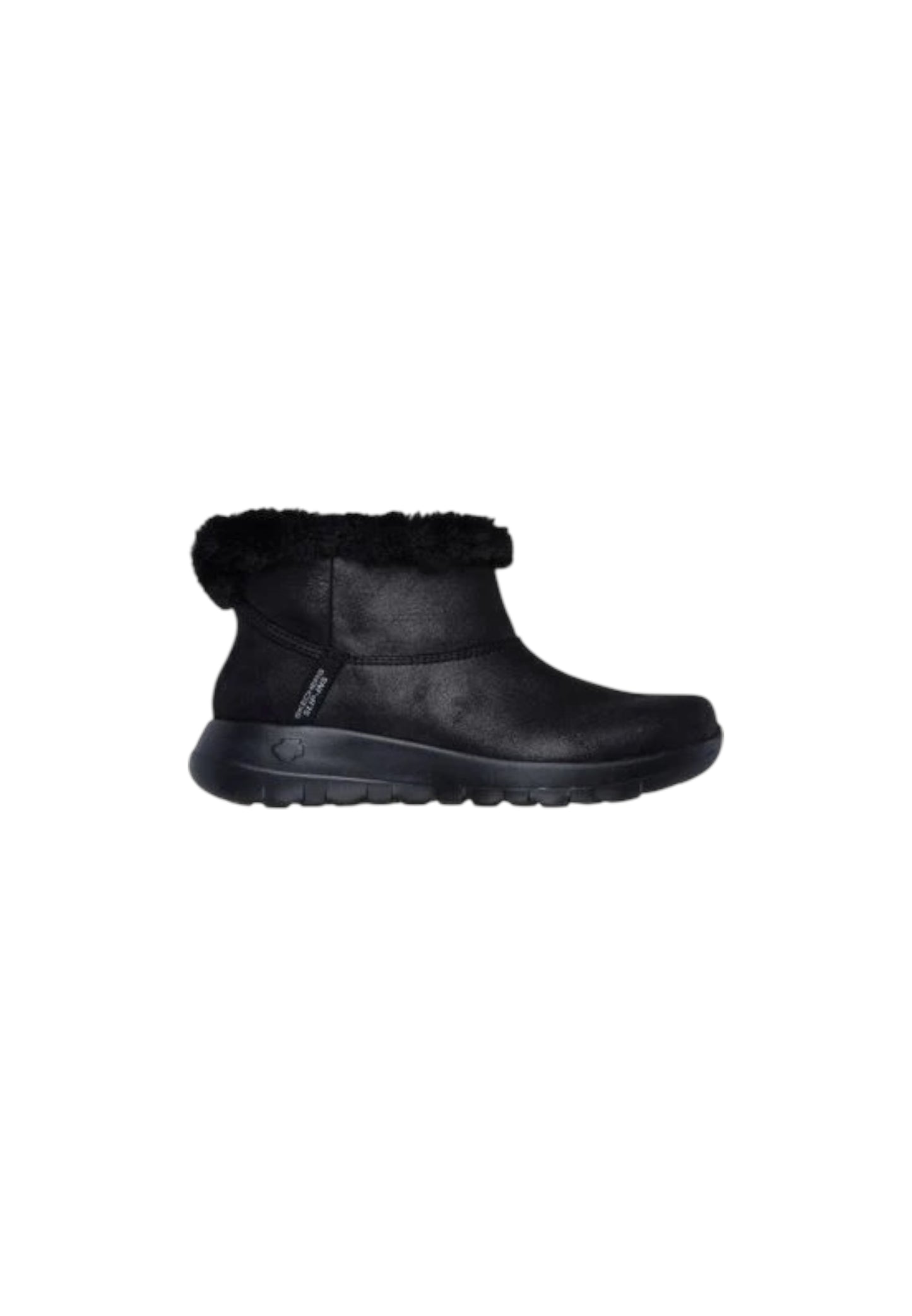 Stivaletti con pelliccia SKECHERS Slip Ins On The Go Joy - COZY DREAM 144800/BBK Donna