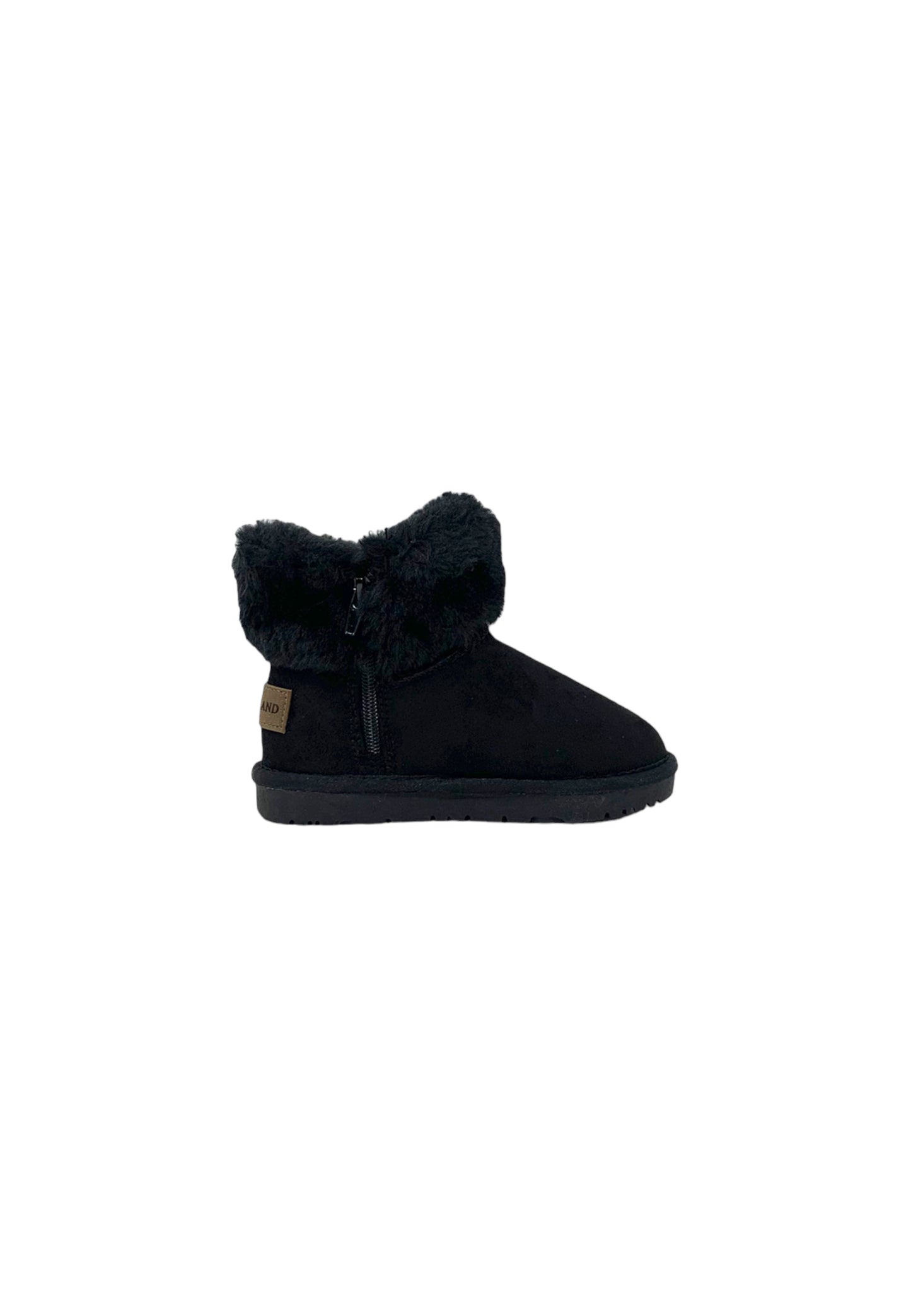 Stivaletto con pelliccia GRUNLAND JR CROMPO2048-14 nero bambina