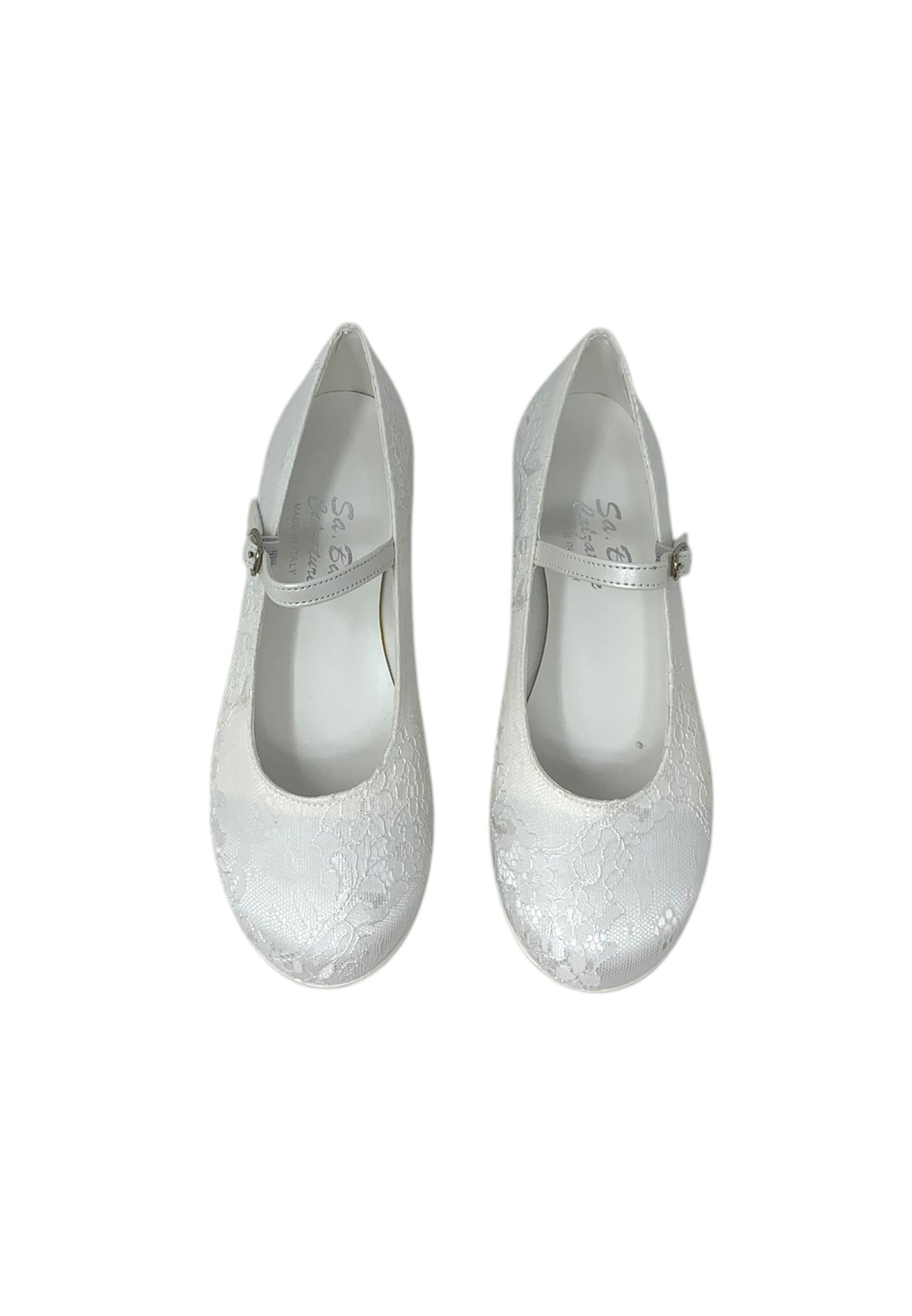 Ballerine Sa.Ba. Calzature 907 BIANCO MACRAME bambina/ragazza