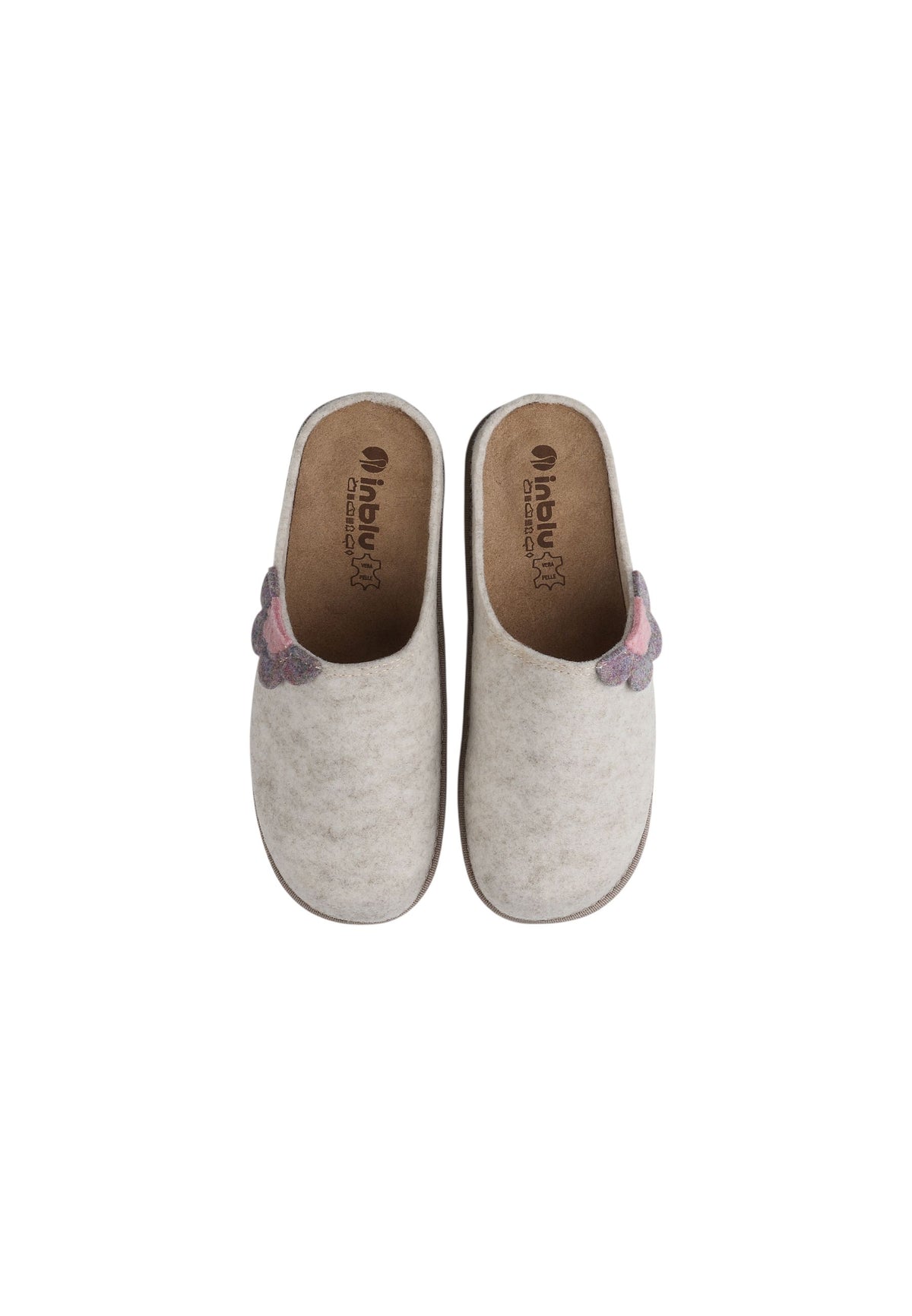 Pantofola INBLU CS000043 GHIACCIO donna
