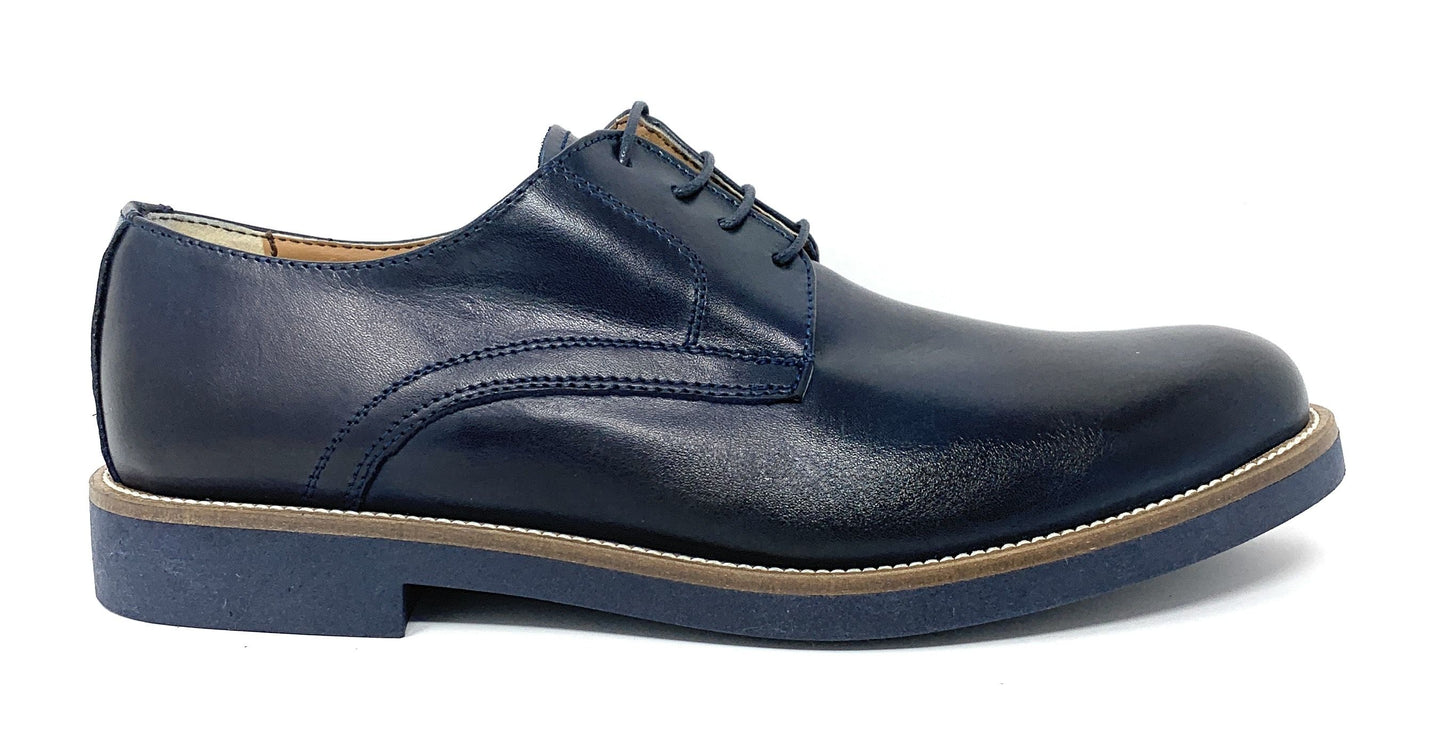 Scarpa modello polacchina BKS 0510 PelleBlu uomo