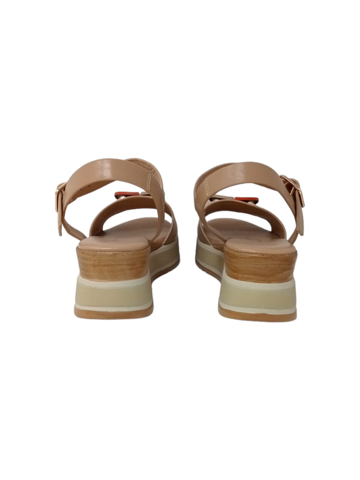 Sandalo con zeppa FASCINO DONNA 19205-E3 BEIGE donna