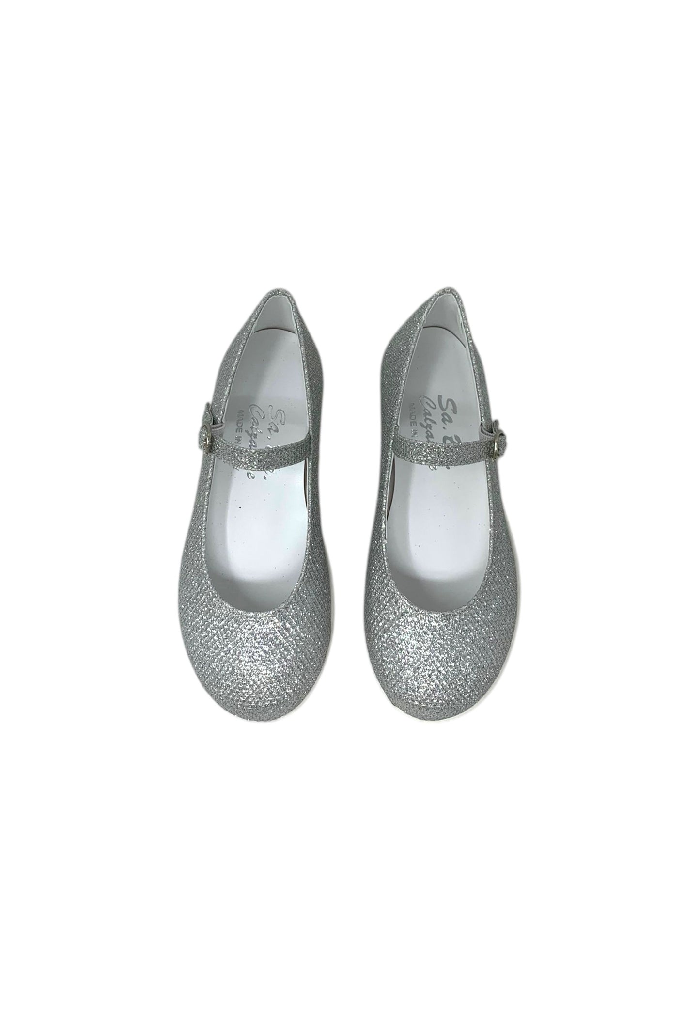 Ballerine Sa.Ba. Calzature 296 ZIP ARGENTO bambina/ragazza