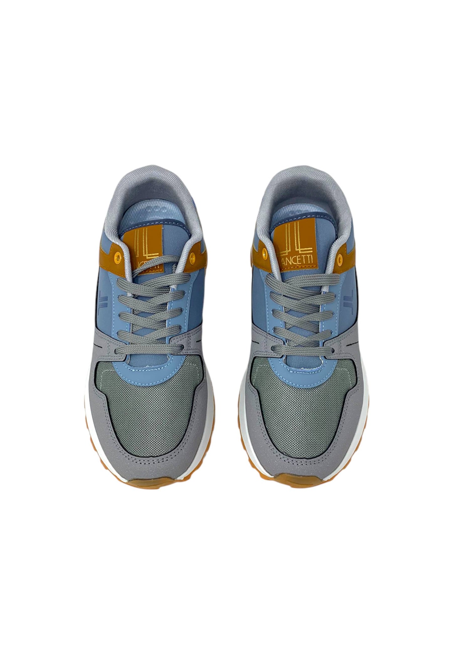 Sneaker LANCETTI LNC-763 CIMENT/AVIO uomo