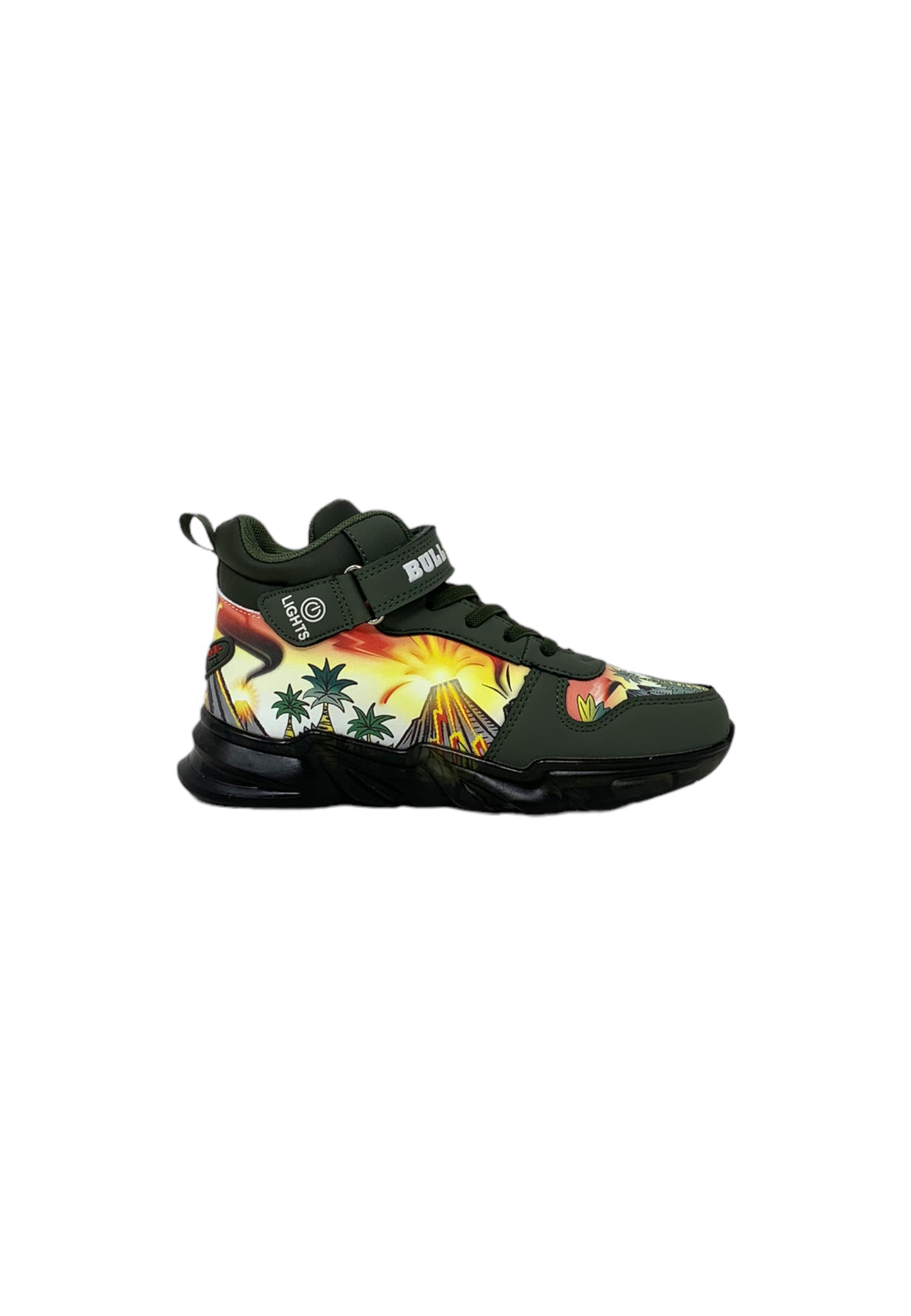 Sneakers BULL BOYS DNAL3394 verde palude Bambino
