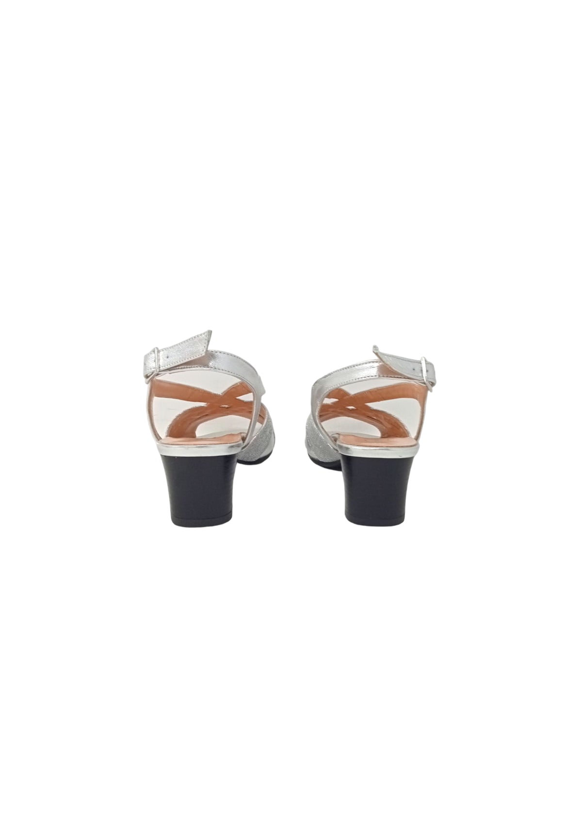 Sandali con tacco SOFFICE SOGNO 23510 LAMY ARGENTO donna