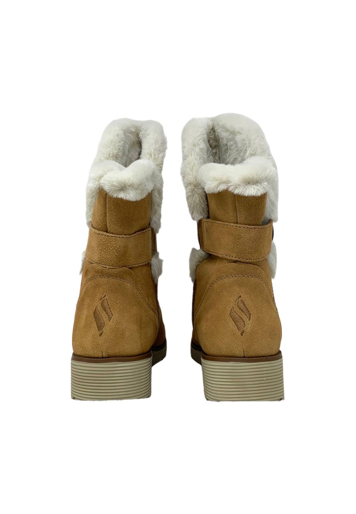 Stivaletto con pelliccia SKECHERS - COZY PEAK 49811/TAN Donna