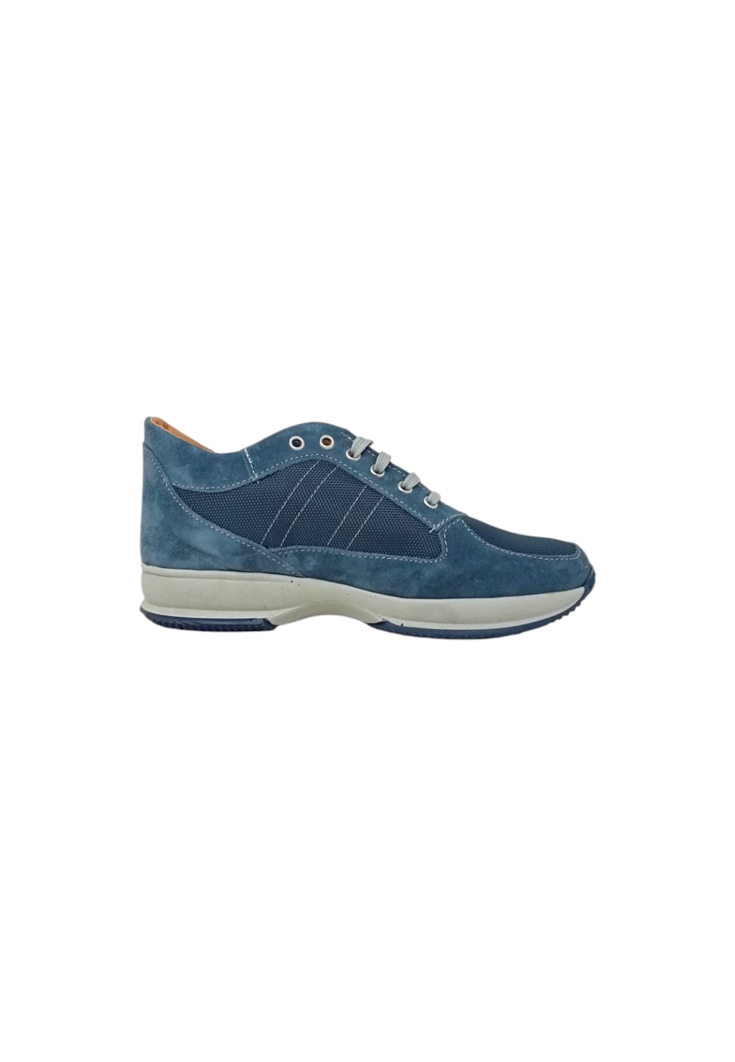 Italia Leone Sneaker jeans camoscio 7002 est uomo