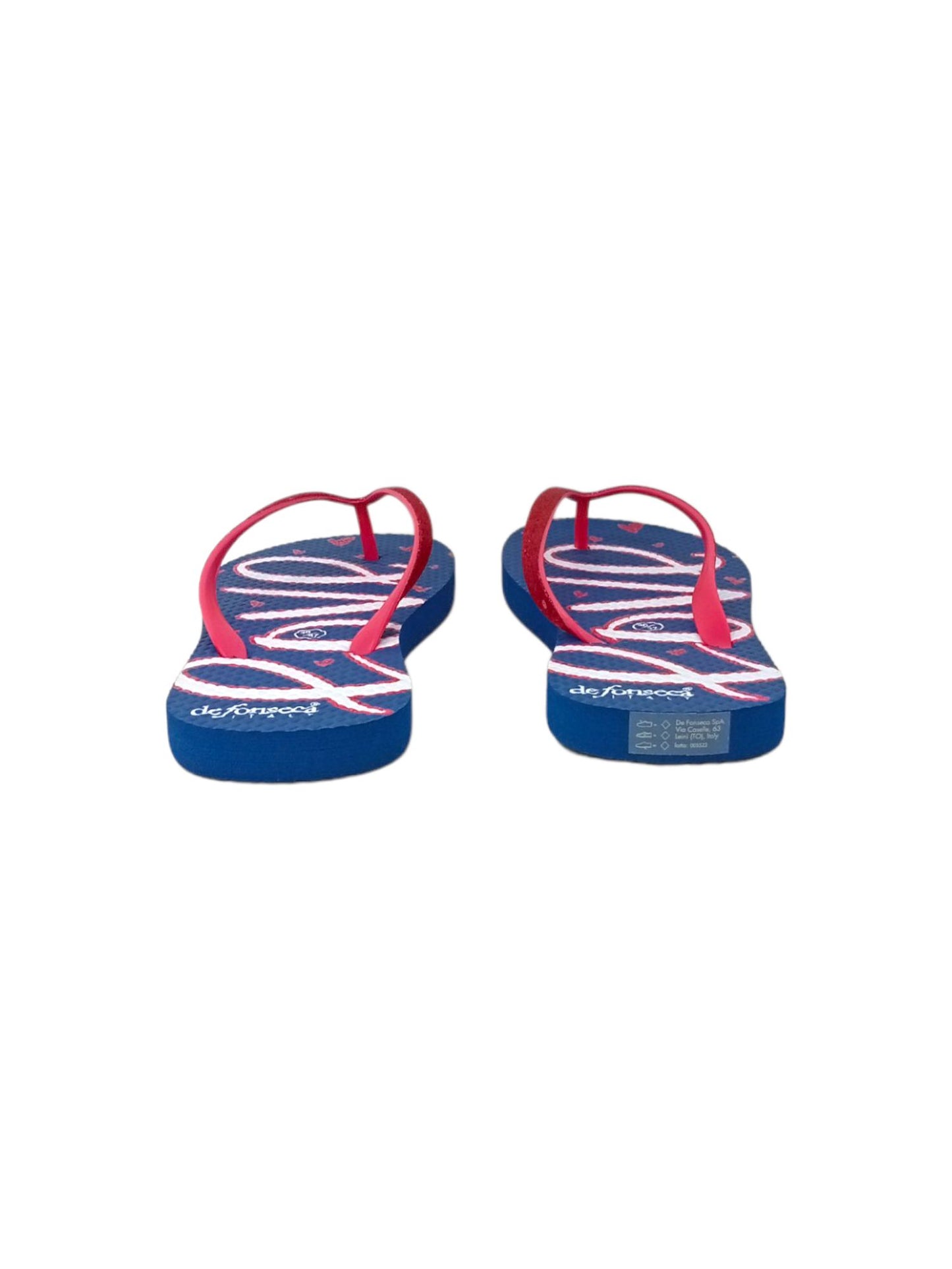 Ciabatta infradito DE FONSECA DE.RIMINI E W922 BLU DONNA