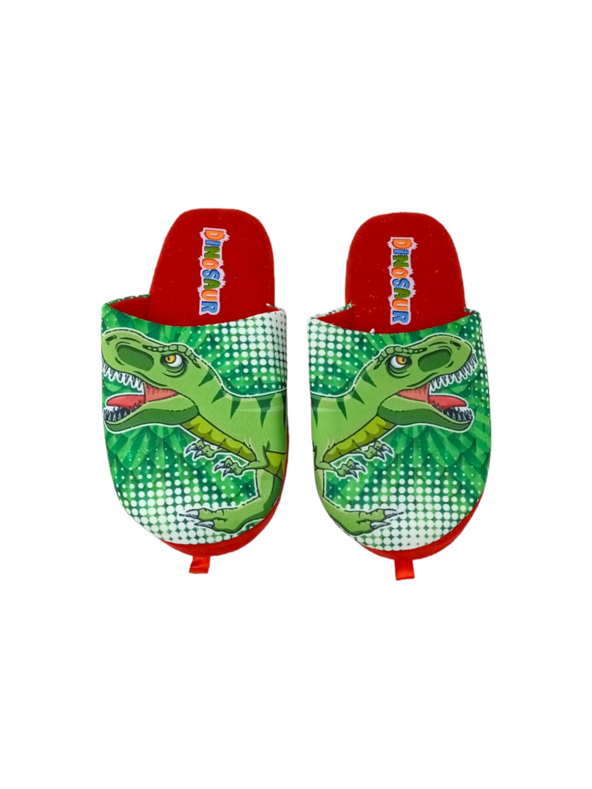 Pantofola silver dinosauro S8020026T rosso Bambino