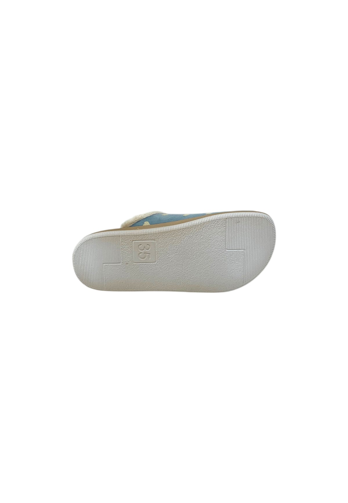 Pantofola INBLU CT000040 CELESTE donna