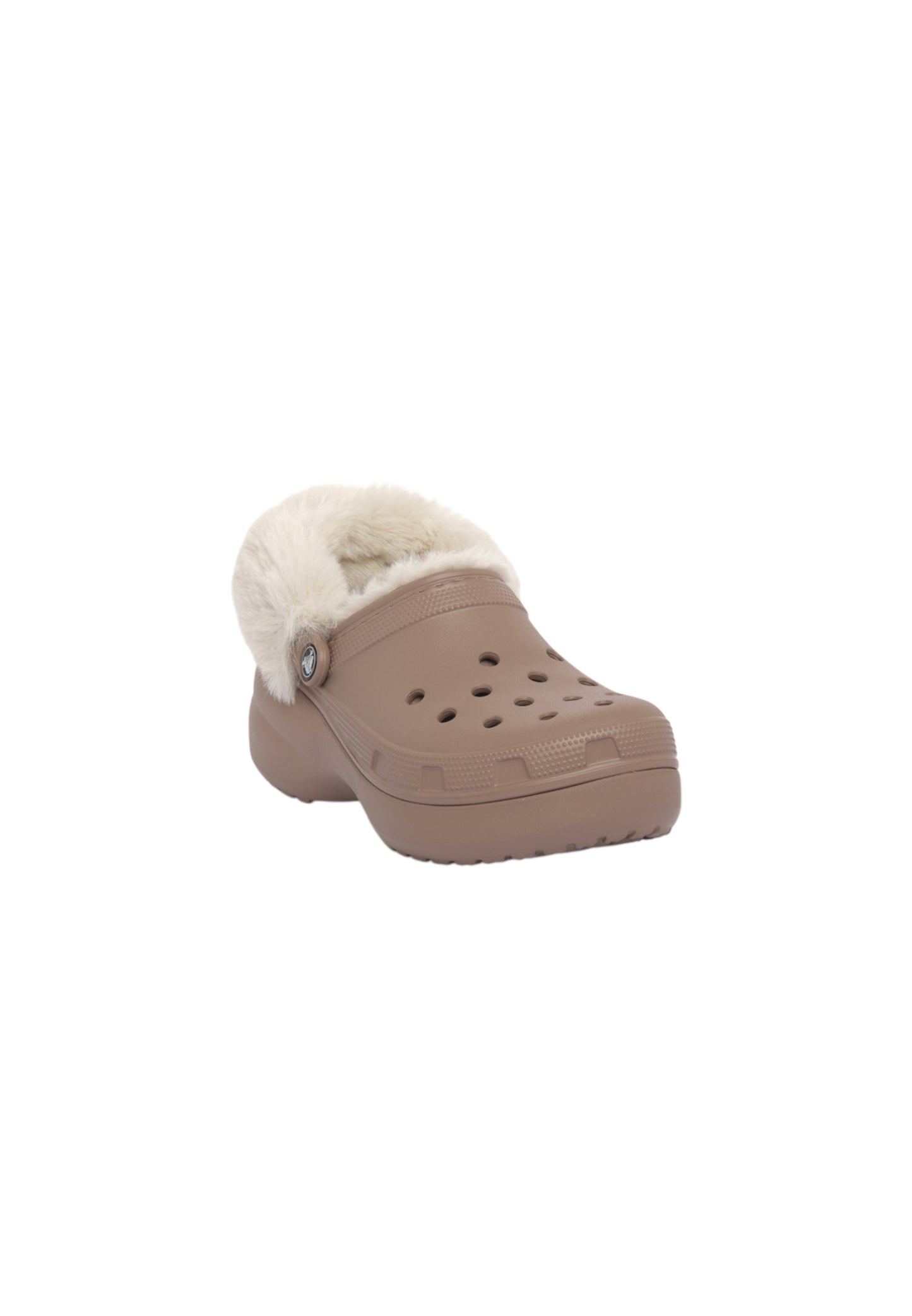 Classico CROCS con pelliccia PLATFORM FUZZ LINED CG 212854-2Q9 donna