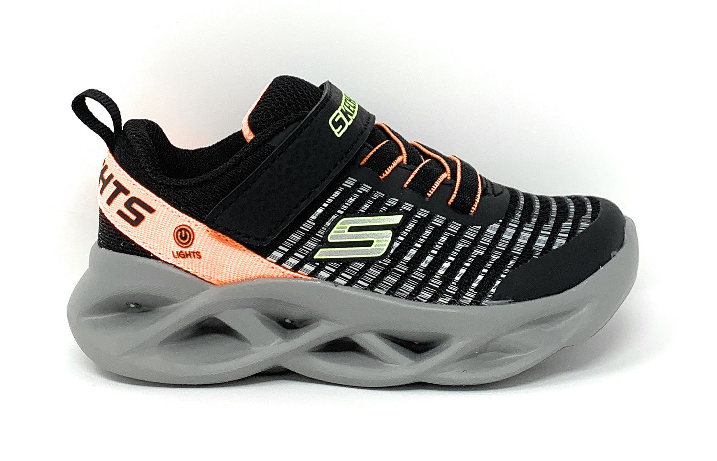 Scarpa da ginnastica con luci SKECHERS 401650N/BKOR bambino