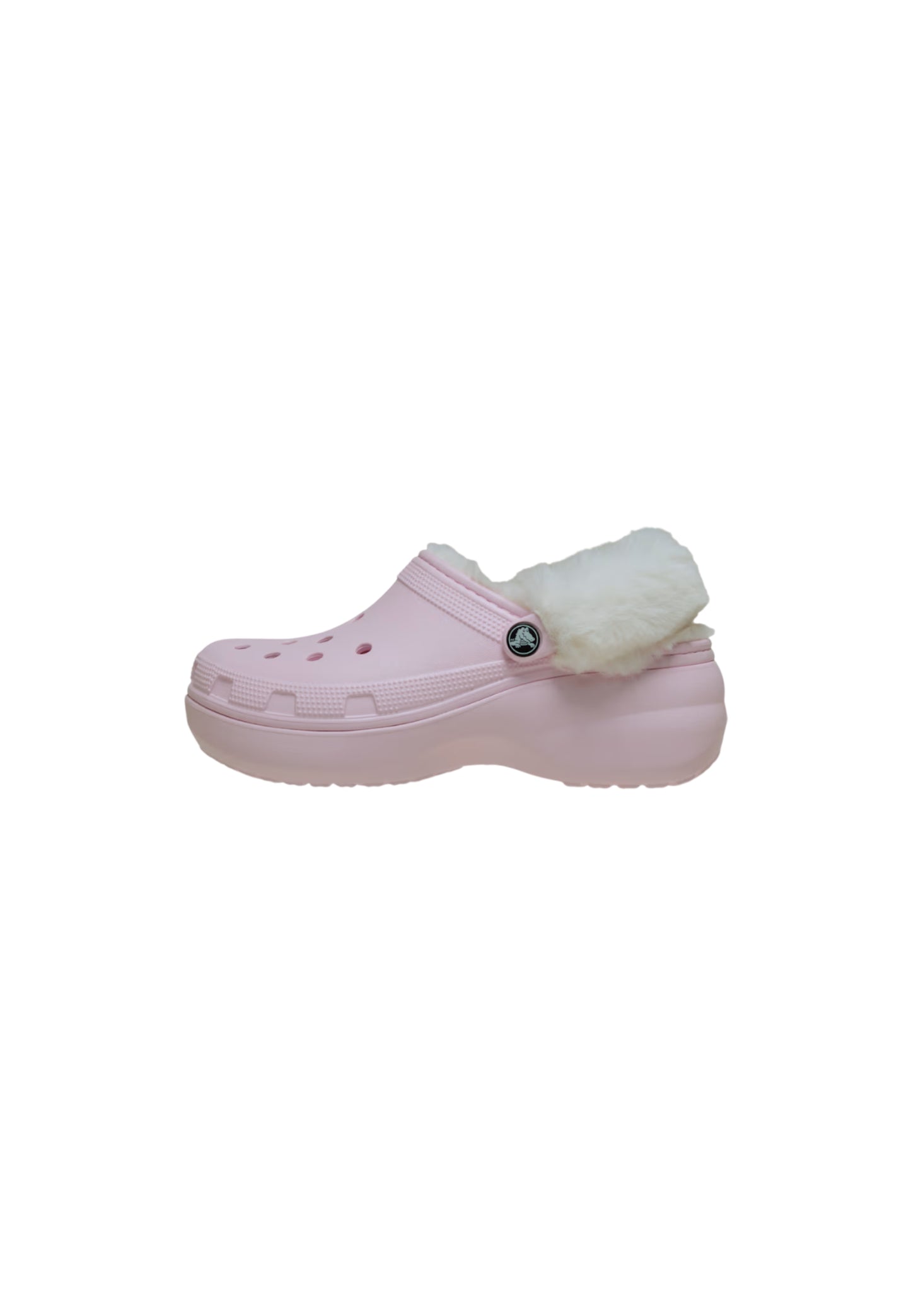 Classico CROCS con pelliccia PLATFORM FUZZ LINED CG 212854-6ZW donna