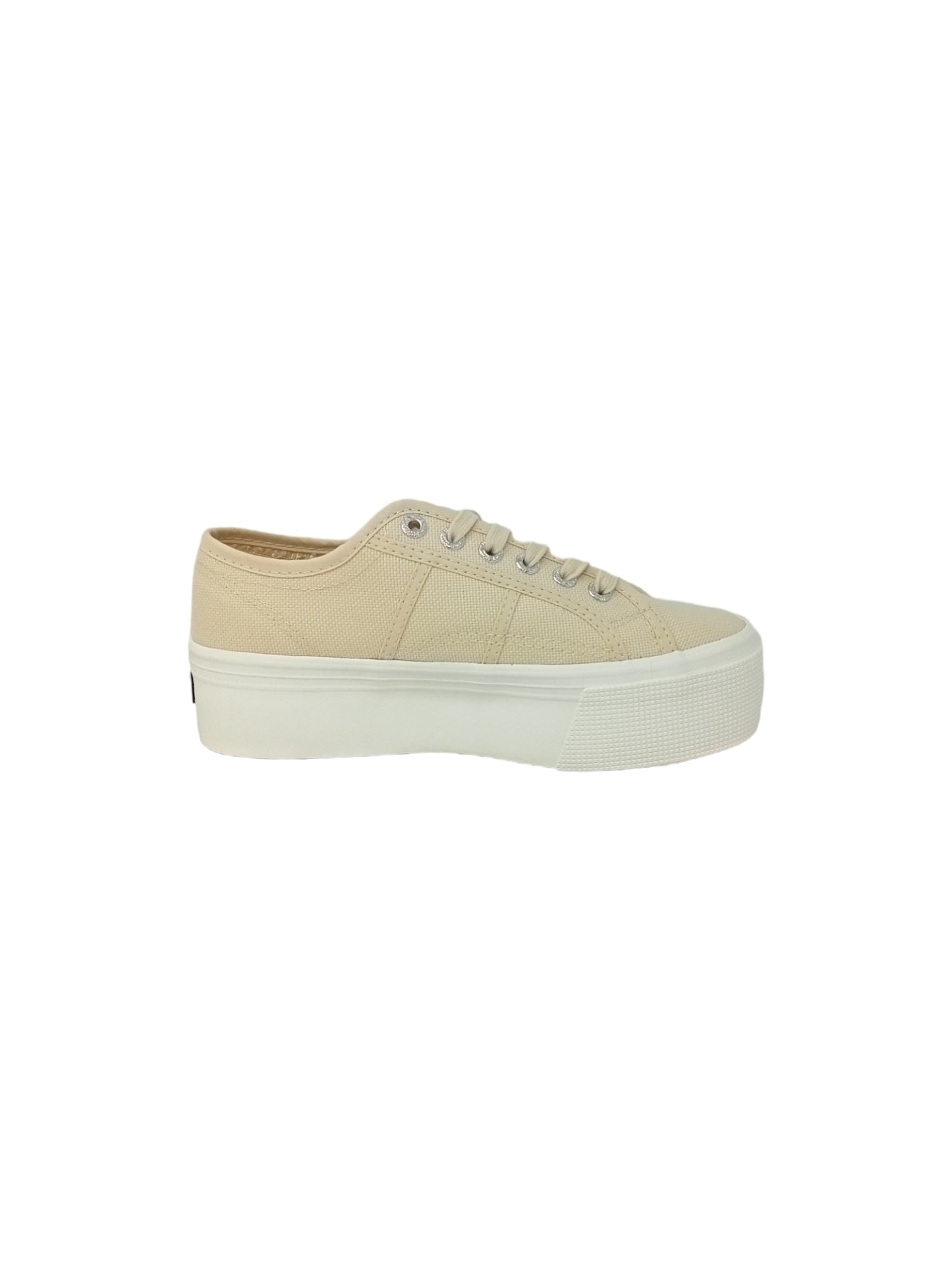 Sneaker SUPERGA 2790 PLATFORM S9111LW AKJ BEIGE Donna