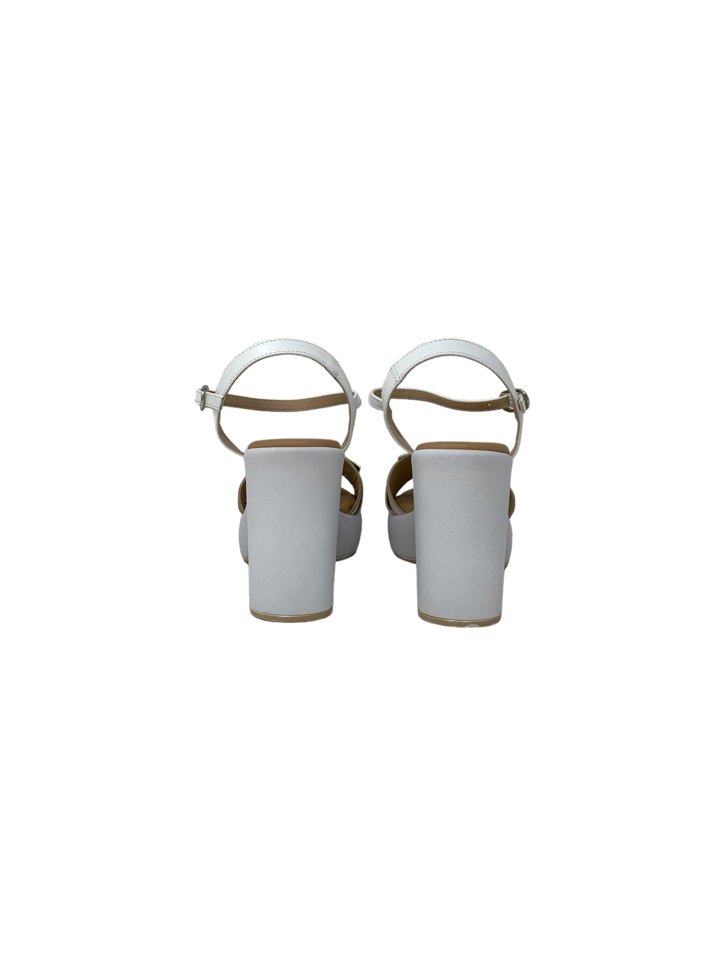 Sandalo con tacco FASCINO DONNA 73215-E3 BIANCO donna