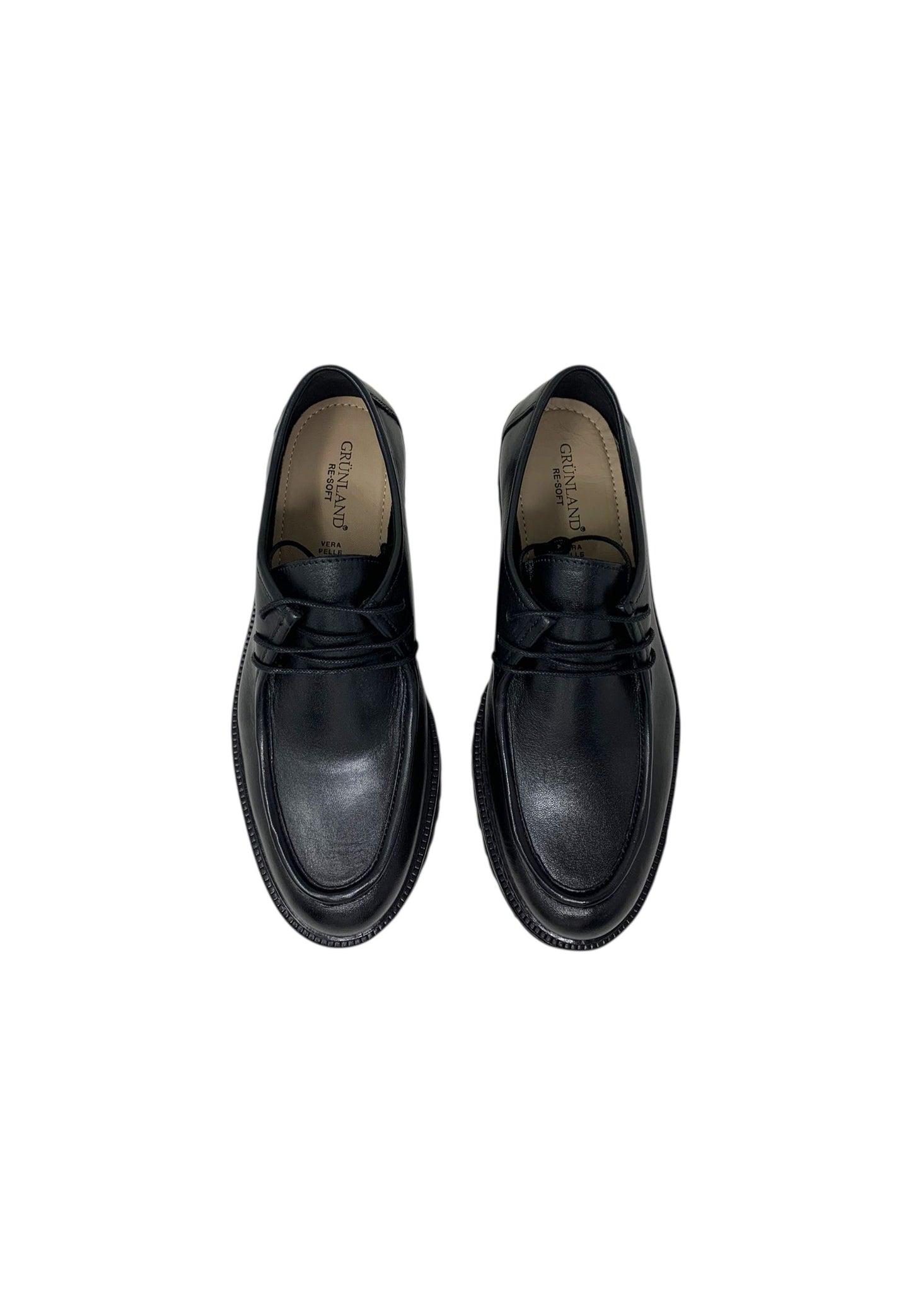 Mocassino stringato GRUNLAND REBE SC6112-N1 NERO donna