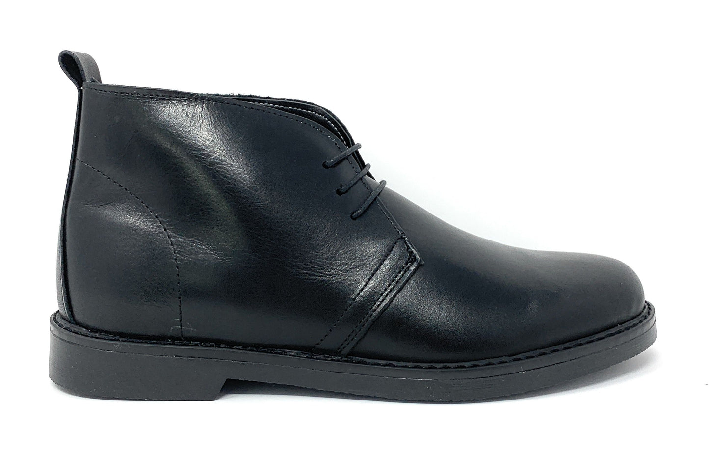Scarpa modello polacchina BKS 1312 PELLE NERA uomo