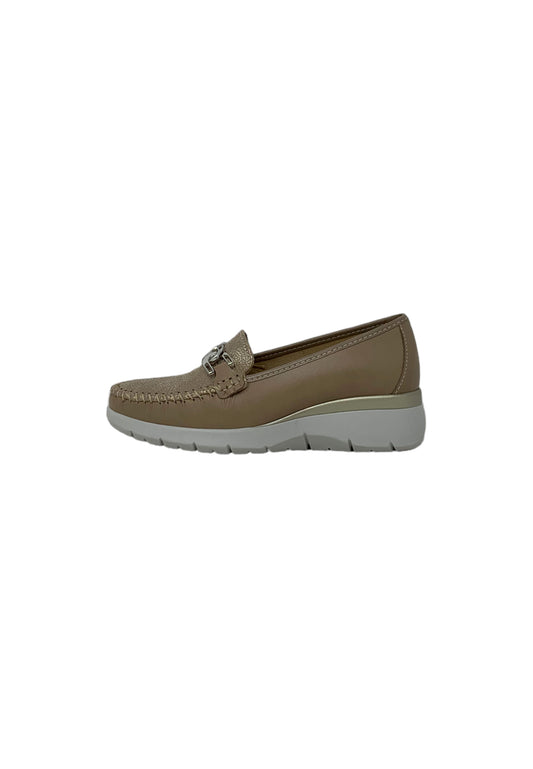 Mocassino linea comoda Stile Di Vita 9145 SABBIA Donna