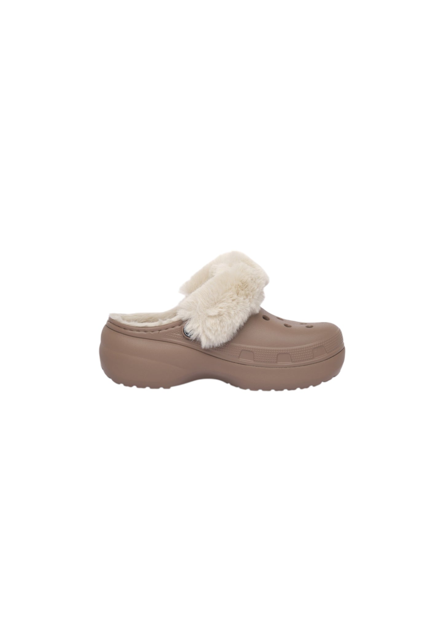 Classico CROCS con pelliccia PLATFORM FUZZ LINED CG 212854-2Q9 donna