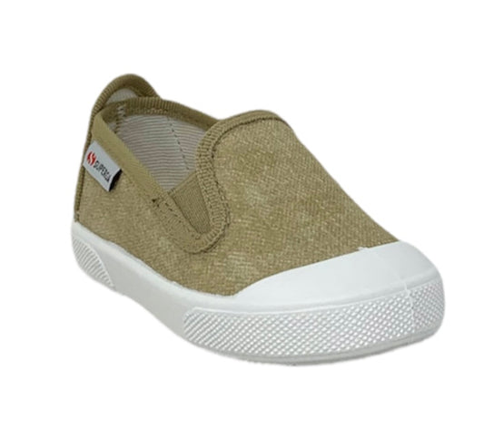 Scarpa modello Slip On SUPERGA S21T759 VERDE BAMBINO