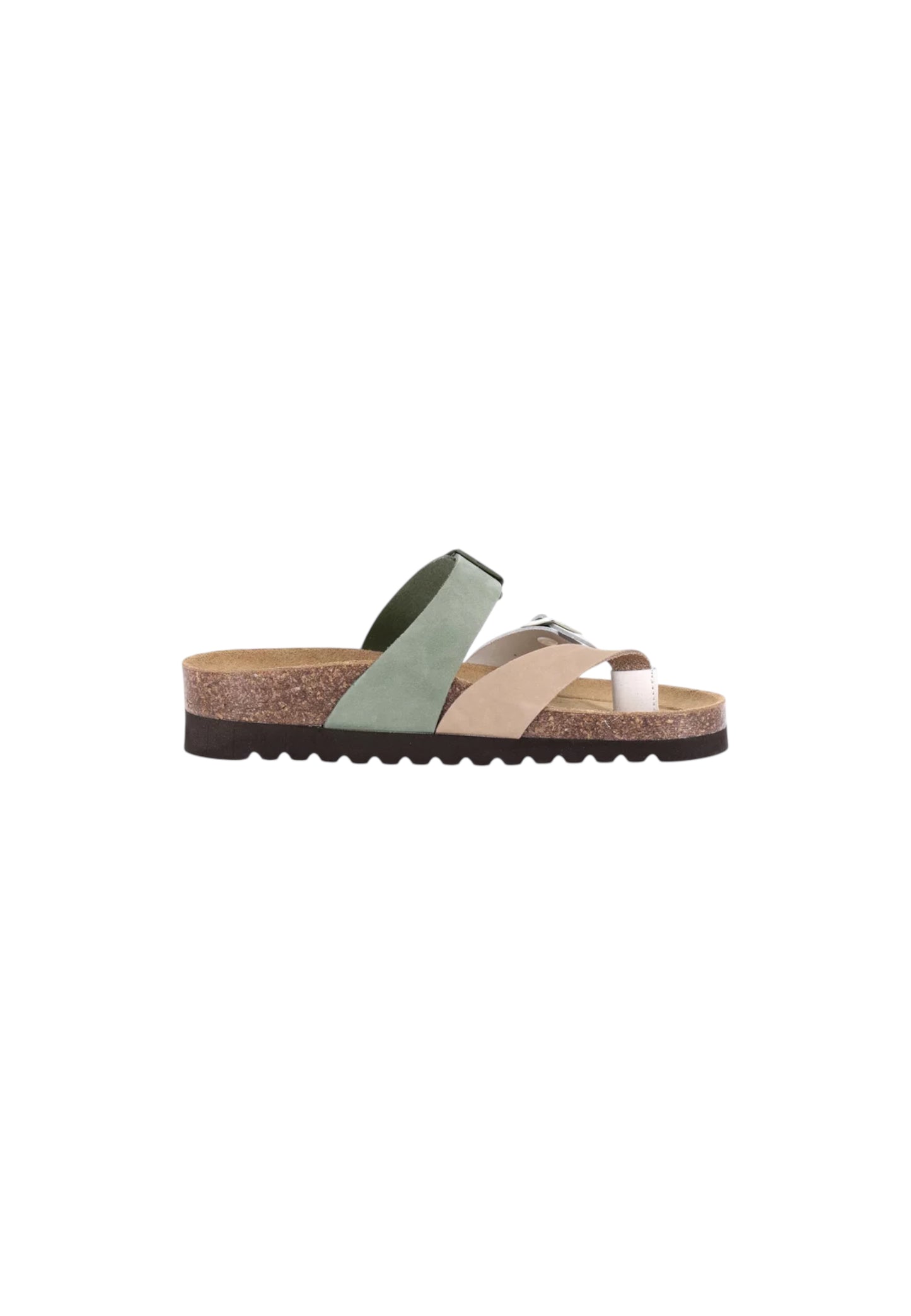Ciabatta infradito GRUNLAND HOLA CC0078-M7 BEIGE-MULTI ragazza/donna