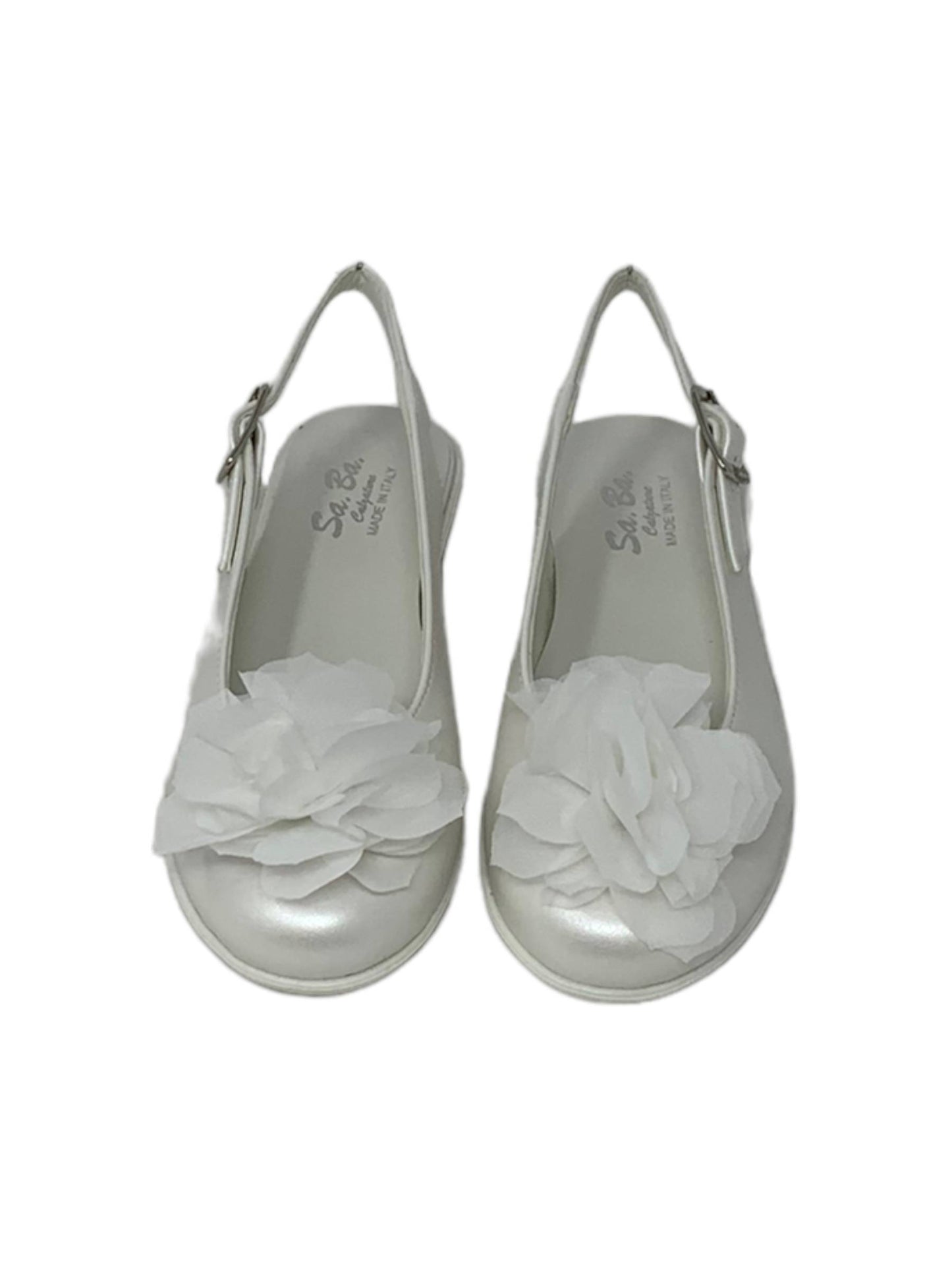 Ballerine Sa.Ba. Calzature 05 BIANCO PERLATO bambina e ragazza
