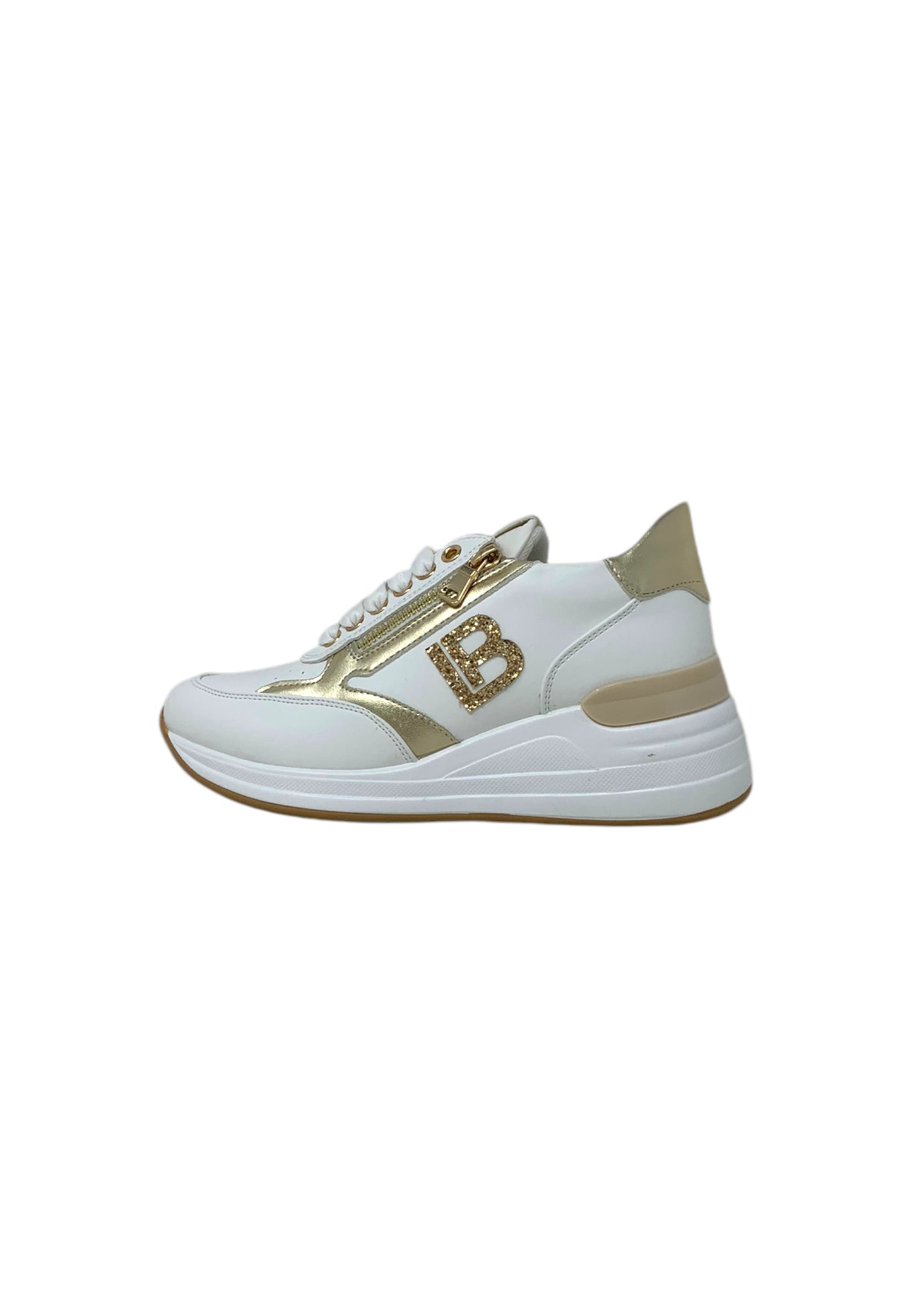 Sneakers LAURA BIAGIOTTI 9660 wht/gold Donna