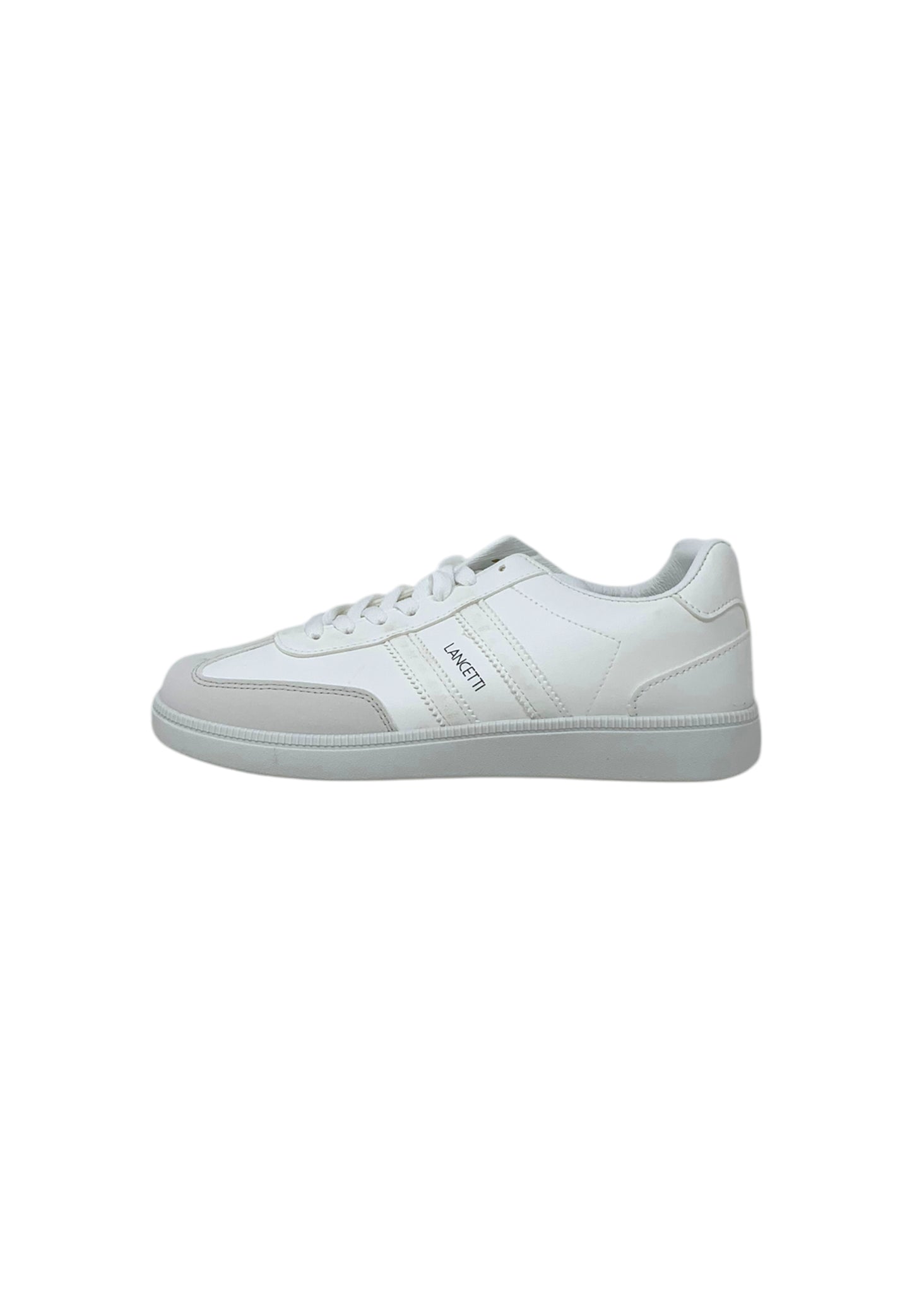Sneaker LANCETTI LNC870-3 ALL WHITE uomo