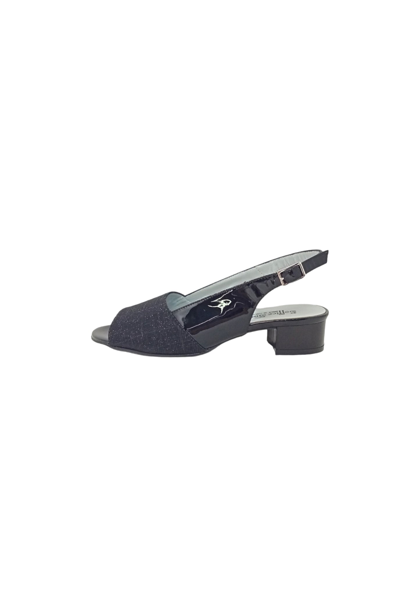 Sandali con tacco SOFFICE SOGNO 23633 GALASSIA NERO donna