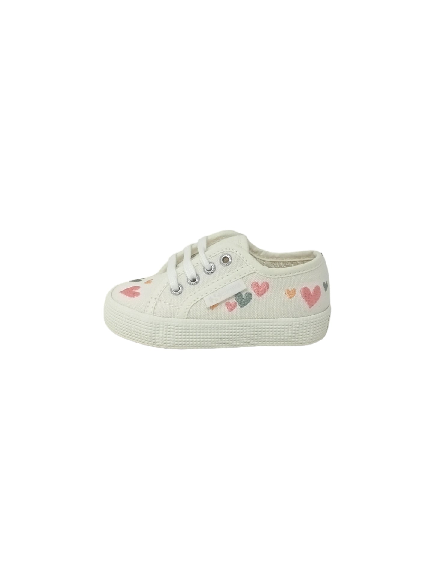 Sneaker SUPERGA 2750 Kids Easystyle Hearts S7126RW A5H Bambina