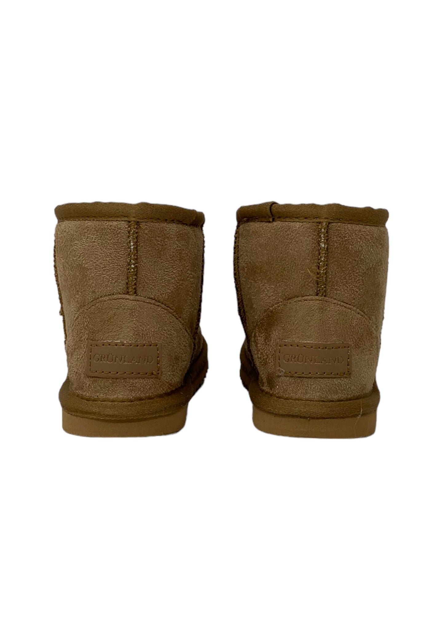 Stivaletto con pelliccia GRUNLAND JR CROY PP0098-I4 CUOIO bambina