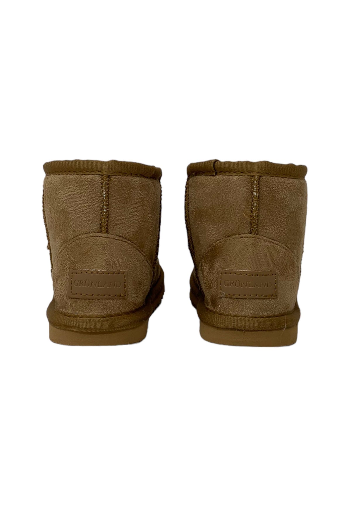 Stivaletto con pelliccia GRUNLAND JR CROY PP0098-I4 CUOIO bambina