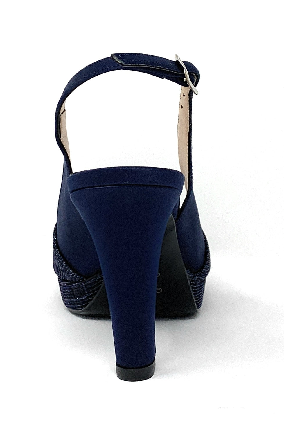 Sandalo col tacco JOEL 2094 SATIN BLU 20 IC NOTTE DONNA