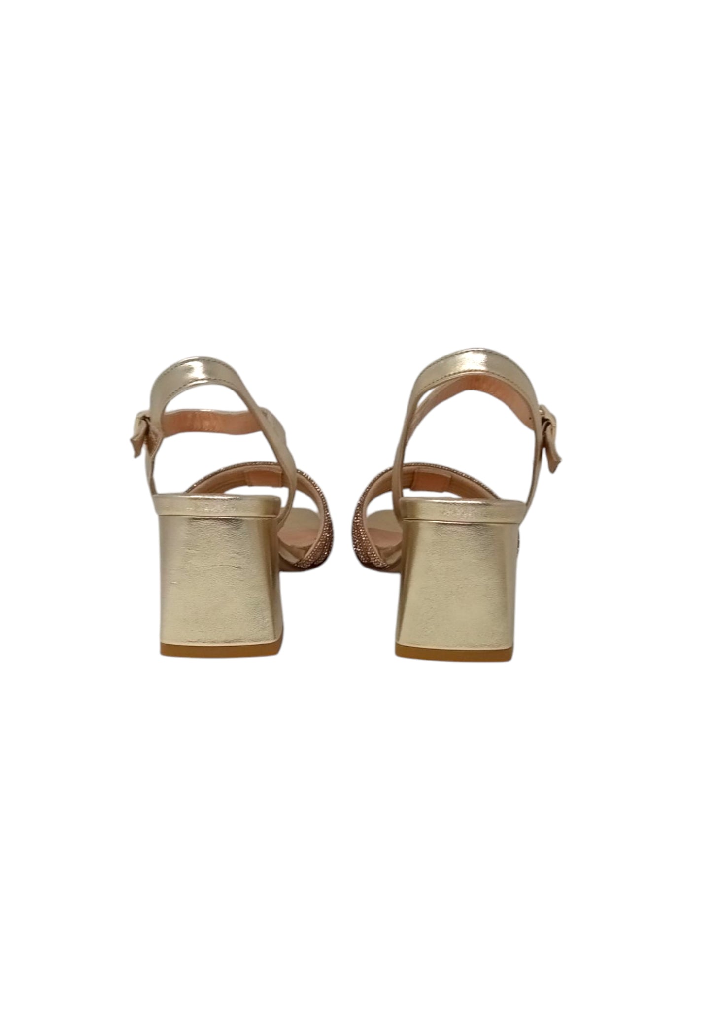 Sandalo con tacco VERNISSAGE E5QR62C5 LAMY PLATINO donna