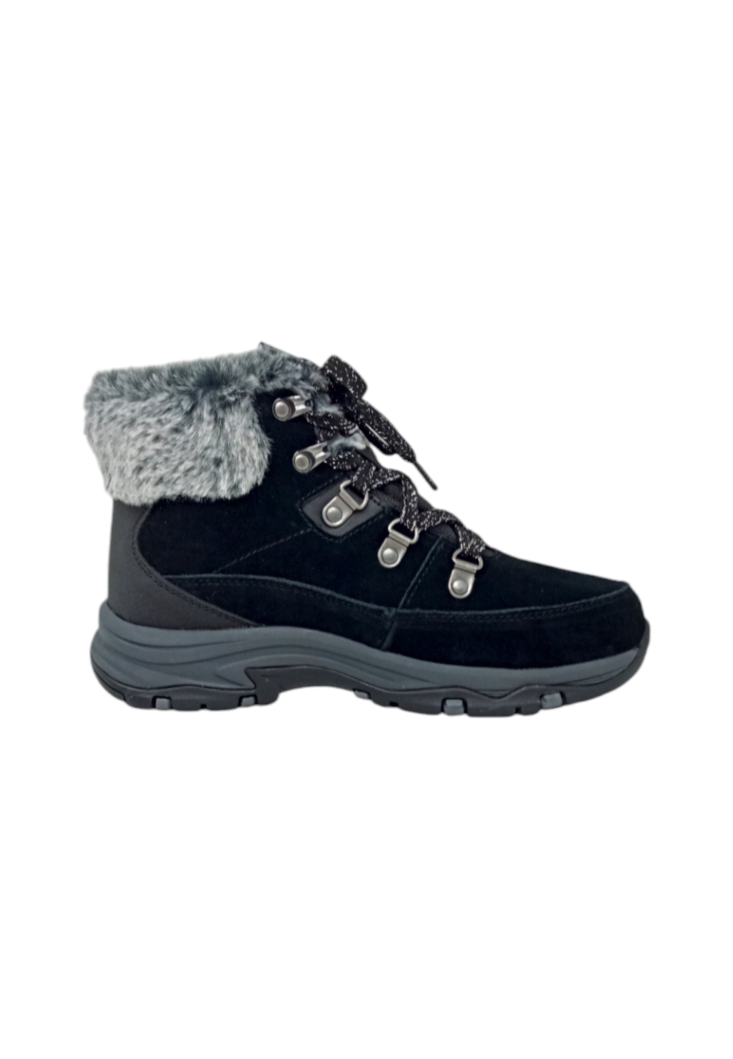 Stivaletto SKECHERS Trego - Snow Worries 167882/BLK Donna