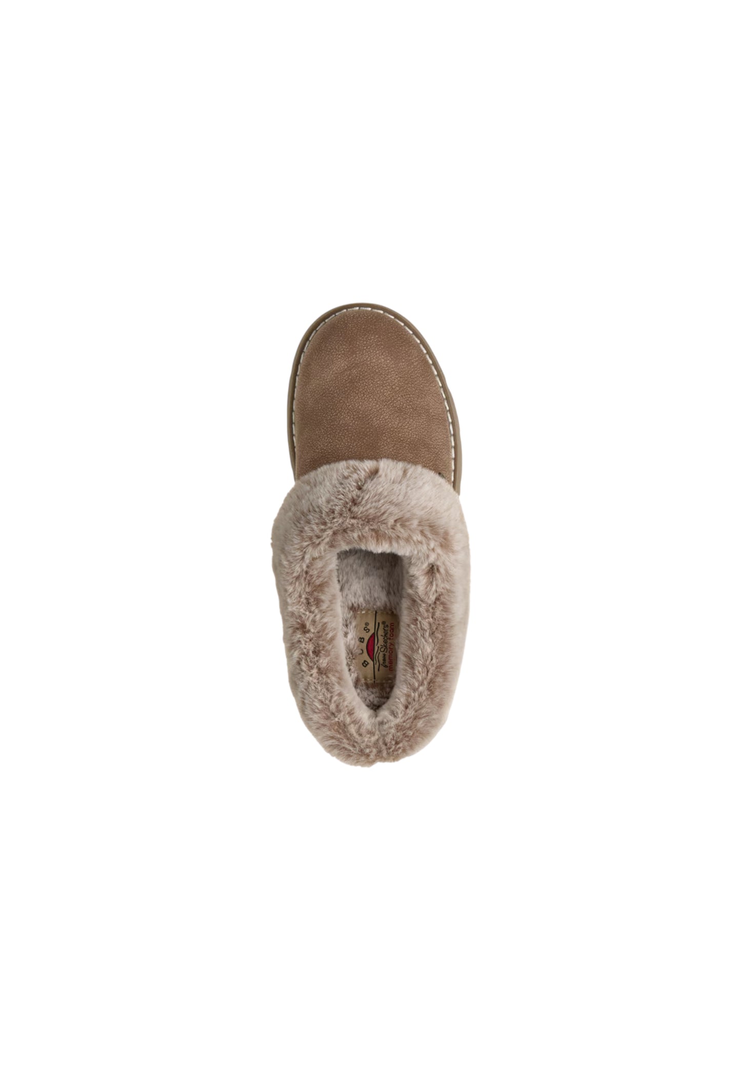 Pantofole con pelliccia SKECHERS - Keepsakes lite COZY BLEND 114762/TPE Donna