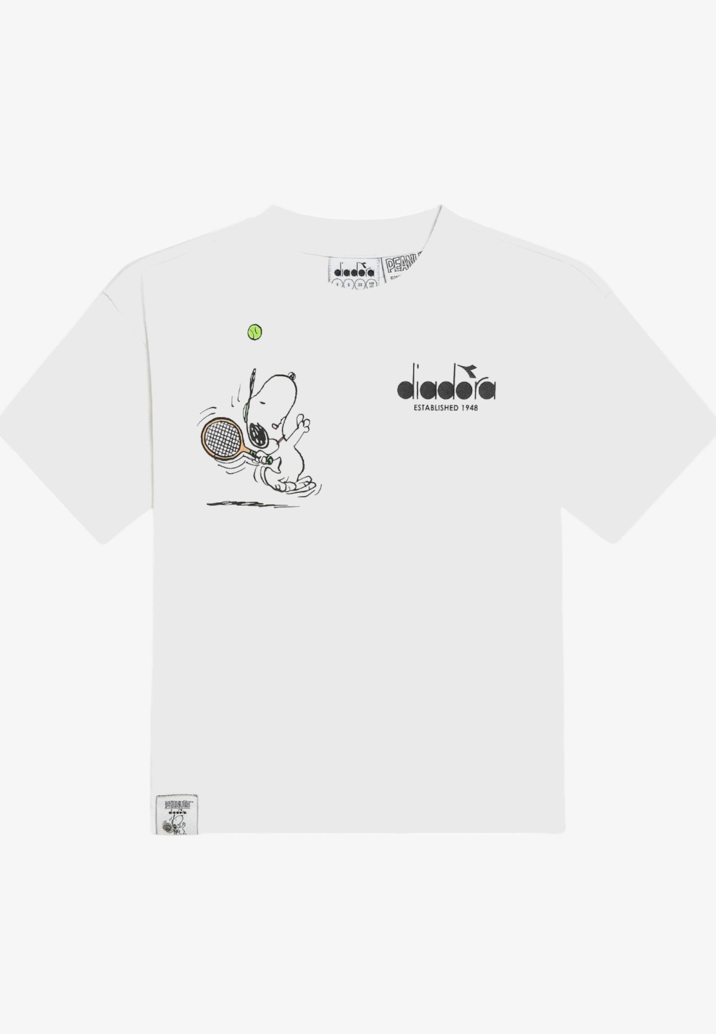 Diadora JU T-shirt ss PEANUTS 502.181672 01 20002 Bambino