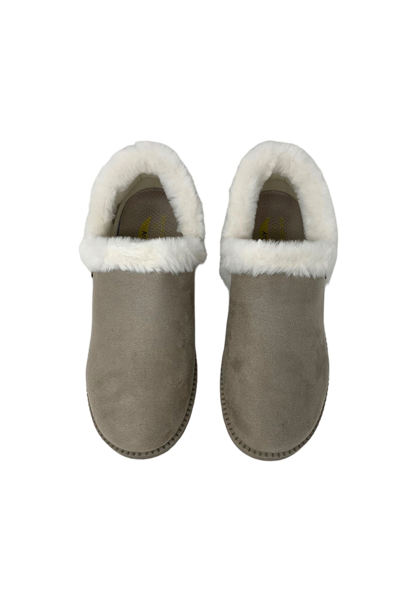 Pantofole con pelliccia SKECHERS - WINTER WARMTH 167660/TPE Donna