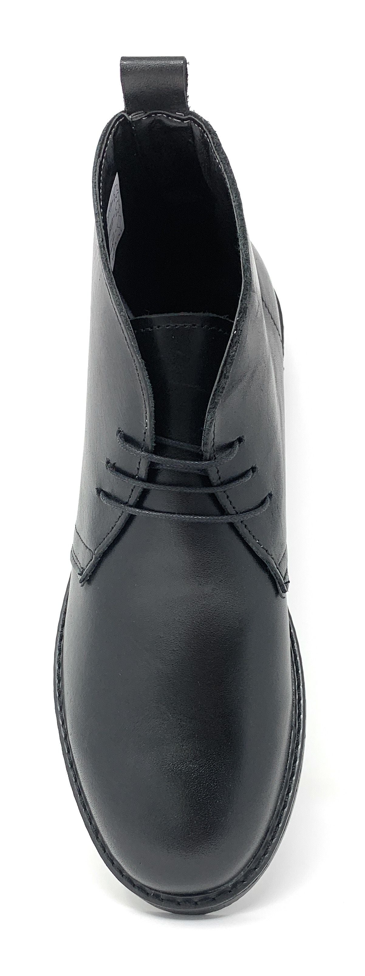 Scarpa modello polacchina BKS 1312 PELLE NERA uomo