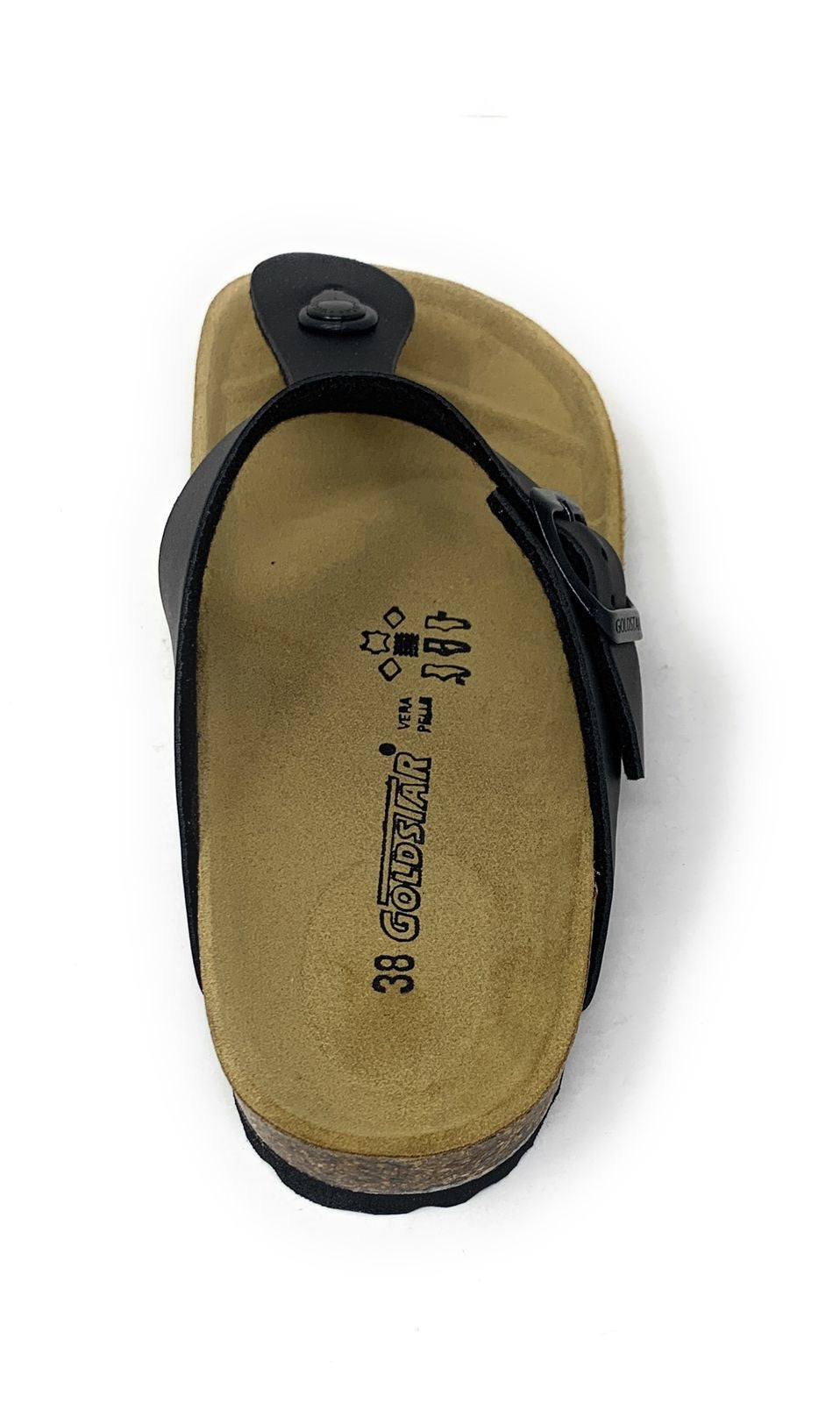 Sandalo infradito da passeggio 1830NEROU Goldstar