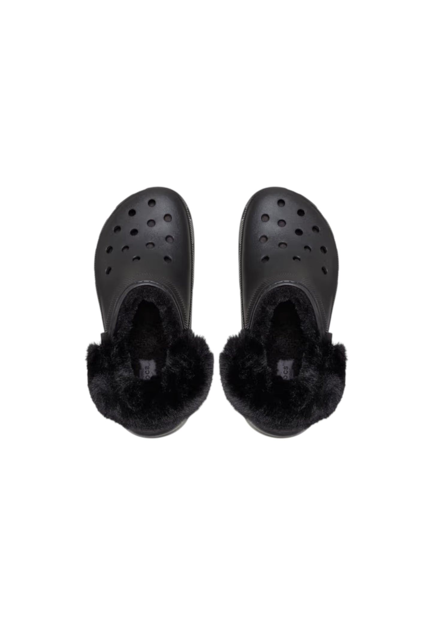 Classico CROCS con pelliccia PLATFORM FUZZ LINED CG 212854-001 donna