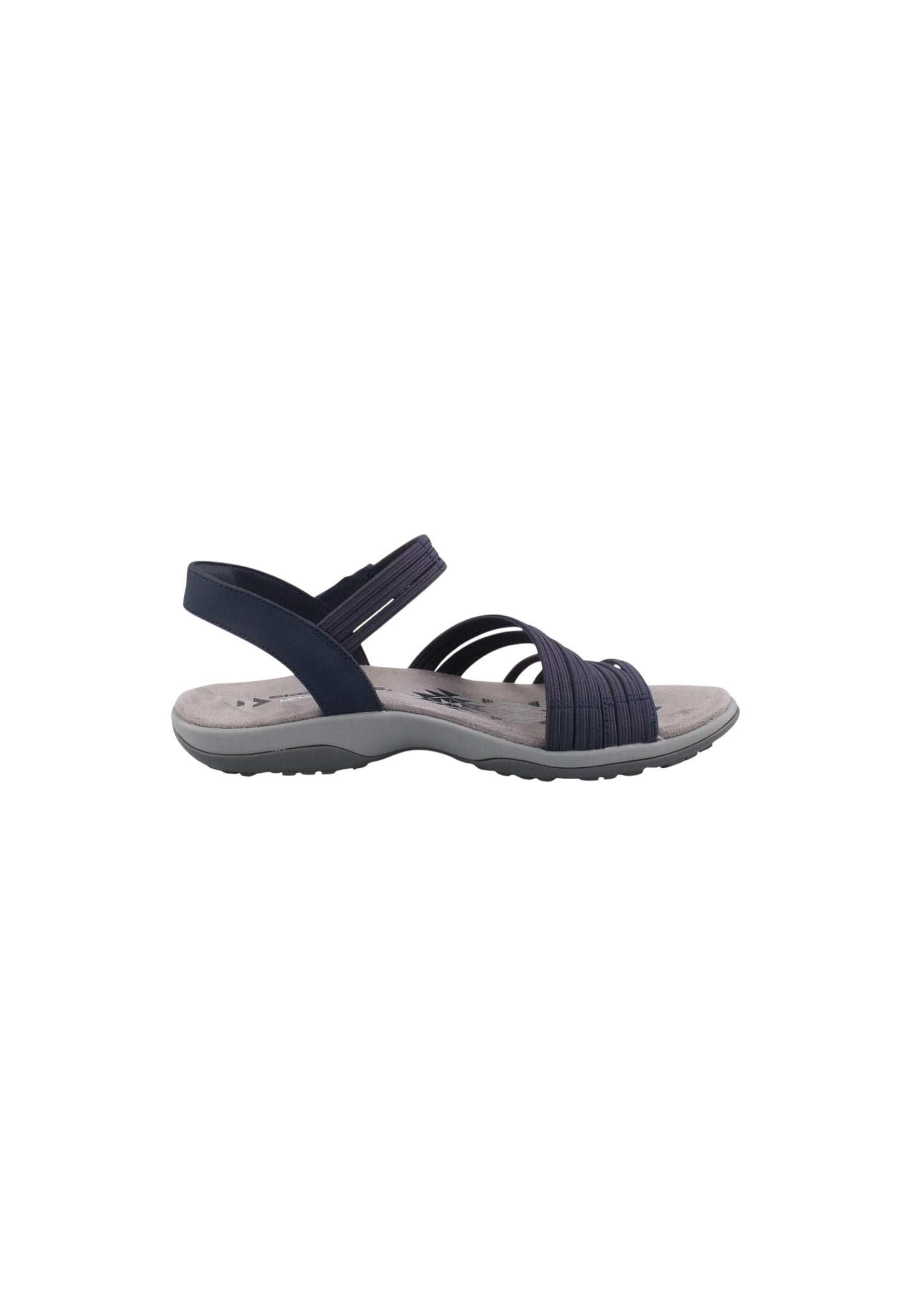 Sandali SKECHERS Stretch Fit - REGGAE SLIM Coffe Run 163573/NVY Donna